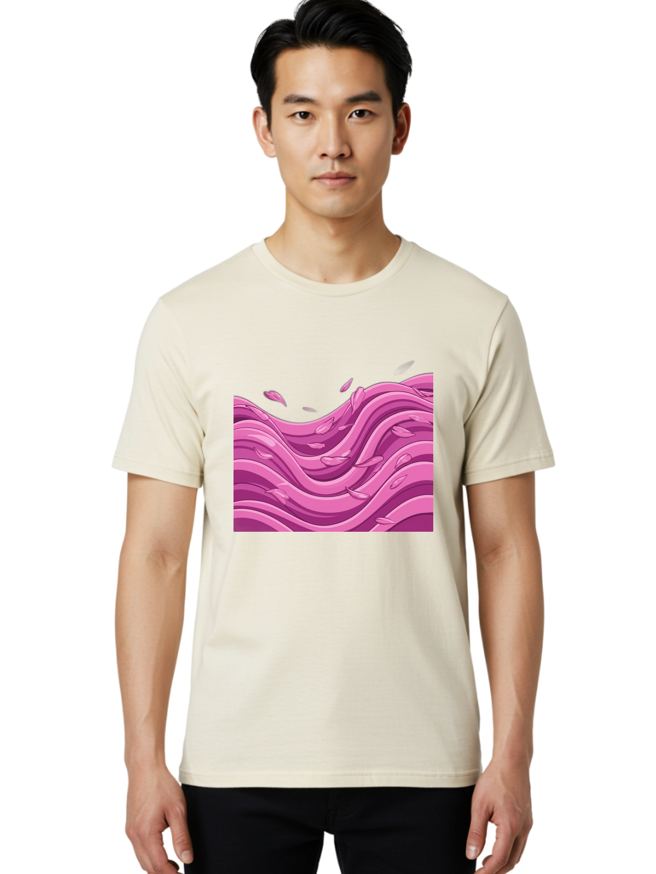 Pink-Waves Men'S Graphic Tee, 100% Cotton, Comfortable Casual Summer Wear, Machine Washable, Vintage Camera, Old Camera, Antique Camera, Black Camera, Classic Photography, Photography Equipment, Nostalgic Device, Film Camera, Camera Art Baj197