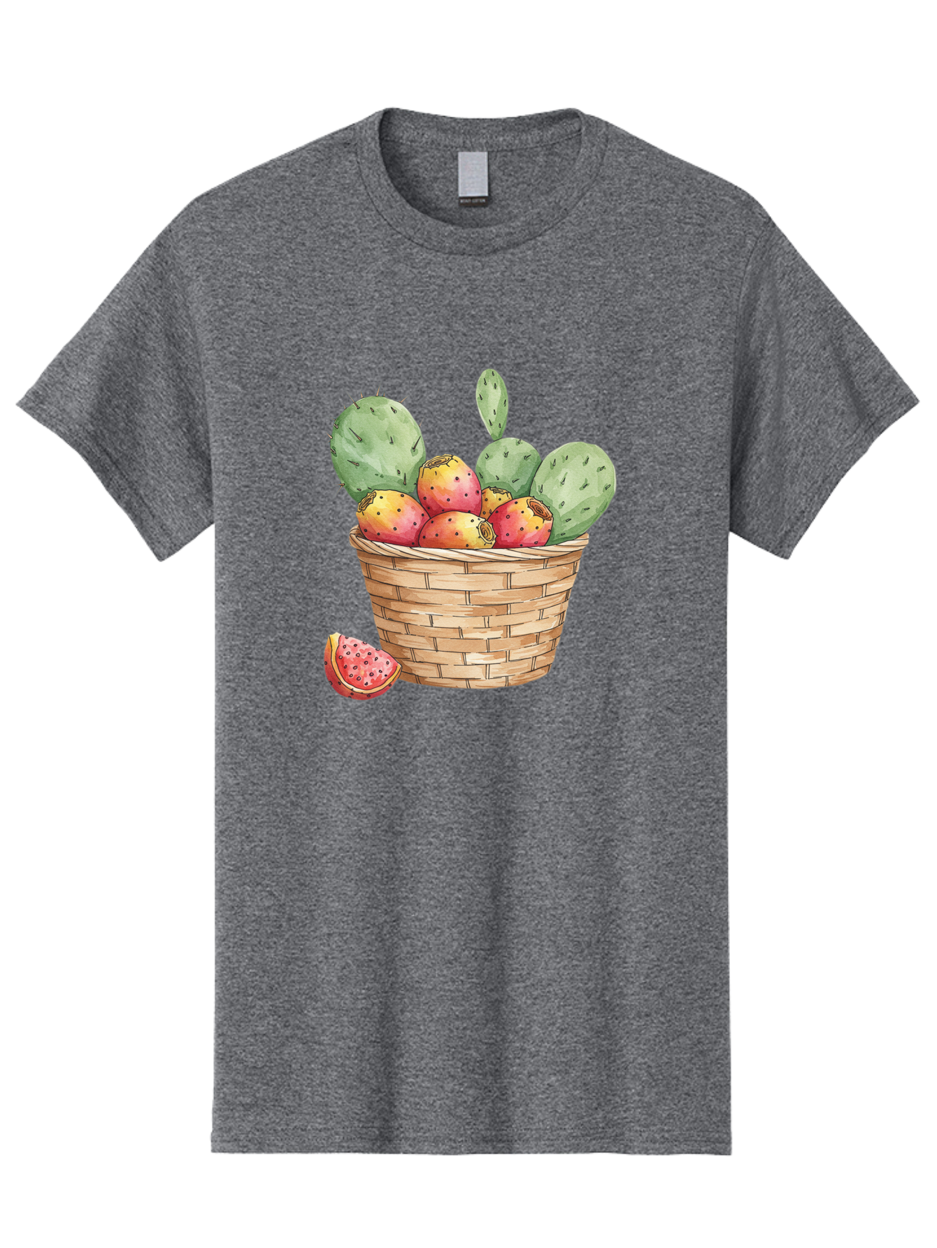 Prickly-Pears-Basket Men'S Graphic Tee, 100% Cotton, Comfortable Casual Summer Wear, Machine Washable, Vintage Camera, Old Camera, Antique Camera, Black Camera, Classic Photography, Photography Equipment, Nostalgic Device, Film Camera, Baj200