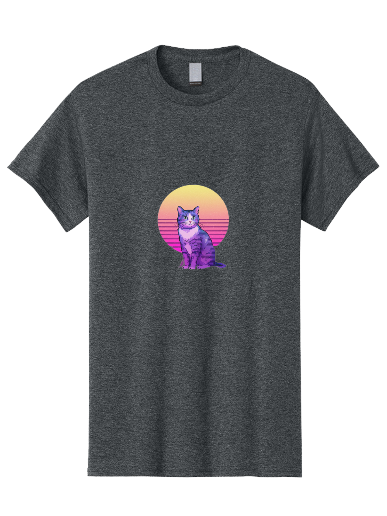 Purple-Cat Men'S Graphic Tee, 100% Cotton, Comfortable Casual Summer Wear, Machine Washable, Vintage Camera, Old Camera, Antique Camera, Black Camera, Classic Photography, Photography Equipment, Nostalgic Device, Film Camera, Camera Art Baj201