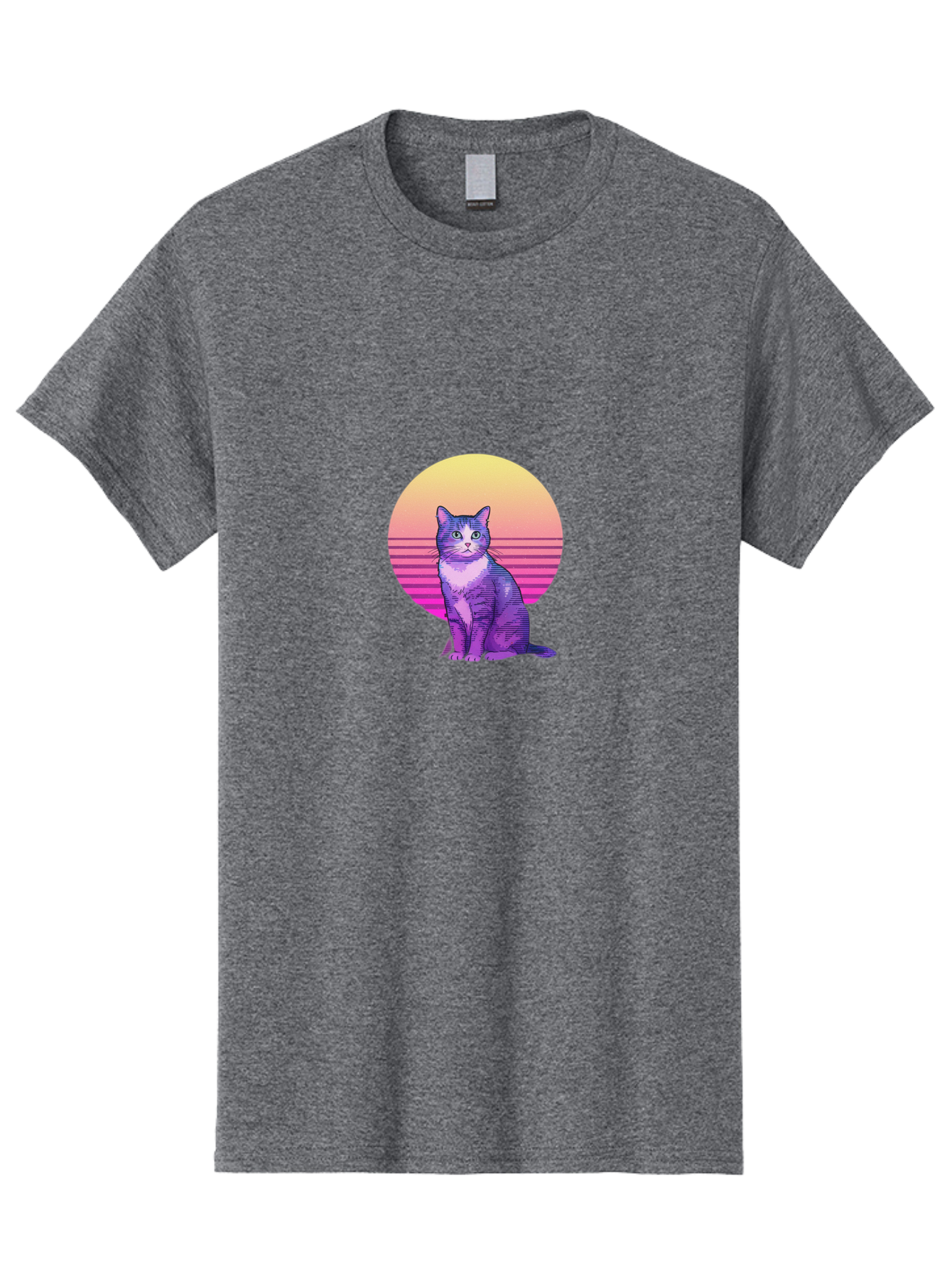 Purple-Cat Men'S Graphic Tee, 100% Cotton, Comfortable Casual Summer Wear, Machine Washable, Vintage Camera, Old Camera, Antique Camera, Black Camera, Classic Photography, Photography Equipment, Nostalgic Device, Film Camera, Camera Art Baj201