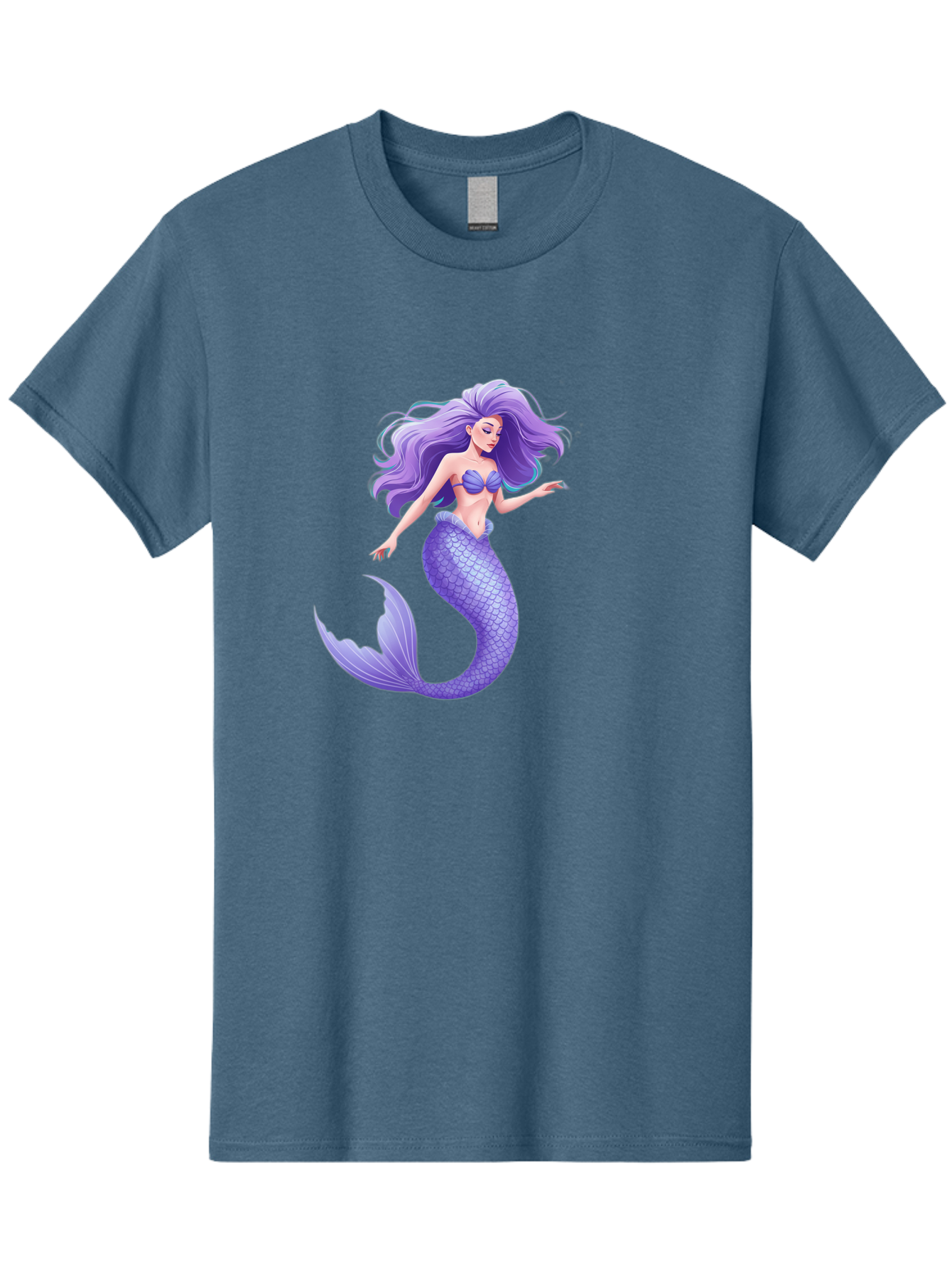 Purple-Mermaid-2 Men'S Graphic Tee, 100% Cotton, Comfortable Casual Summer Wear, Machine Washable, Vintage Camera, Old Camera, Antique Camera, Black Camera, Classic Photography, Photography Equipment, Nostalgic Device, Film Camera, Camera Art Baj204