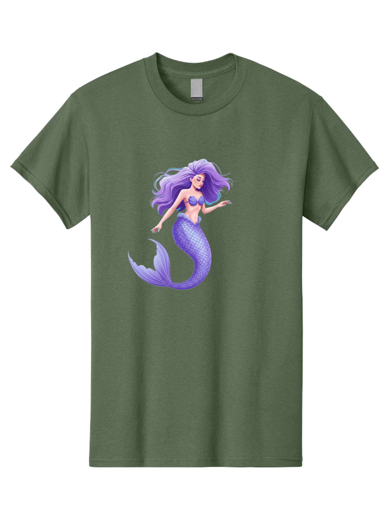 Purple-Mermaid-2 Men'S Graphic Tee, 100% Cotton, Comfortable Casual Summer Wear, Machine Washable, Vintage Camera, Old Camera, Antique Camera, Black Camera, Classic Photography, Photography Equipment, Nostalgic Device, Film Camera, Camera Art Baj204