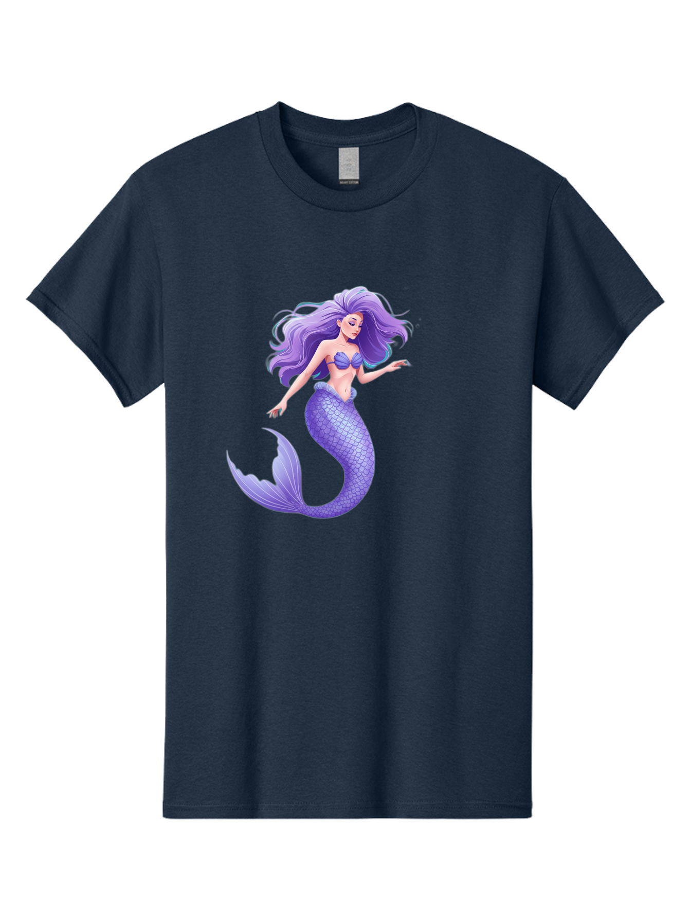 Purple-Mermaid-2 Men'S Graphic Tee, 100% Cotton, Comfortable Casual Summer Wear, Machine Washable, Vintage Camera, Old Camera, Antique Camera, Black Camera, Classic Photography, Photography Equipment, Nostalgic Device, Film Camera, Camera Art Baj204