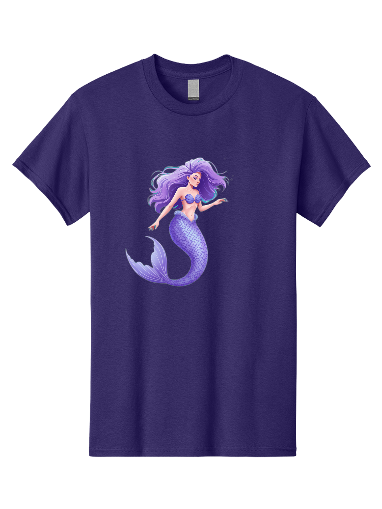 Purple-Mermaid-2 Men'S Graphic Tee, 100% Cotton, Comfortable Casual Summer Wear, Machine Washable, Vintage Camera, Old Camera, Antique Camera, Black Camera, Classic Photography, Photography Equipment, Nostalgic Device, Film Camera, Camera Art Baj204