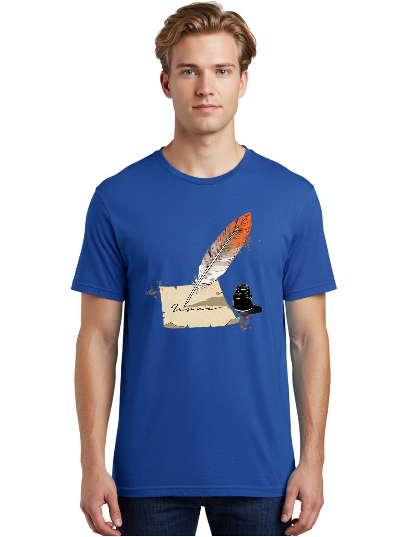 Quill-And-Ink Men'S Graphic Tee, 100% Cotton, Comfortable Casual Summer Wear, Machine Washable, Vintage Camera, Old Camera, Antique Camera, Black Camera, Classic Photography, Photography Equipment, Nostalgic Device, Film Camera, Camera Art Baj210