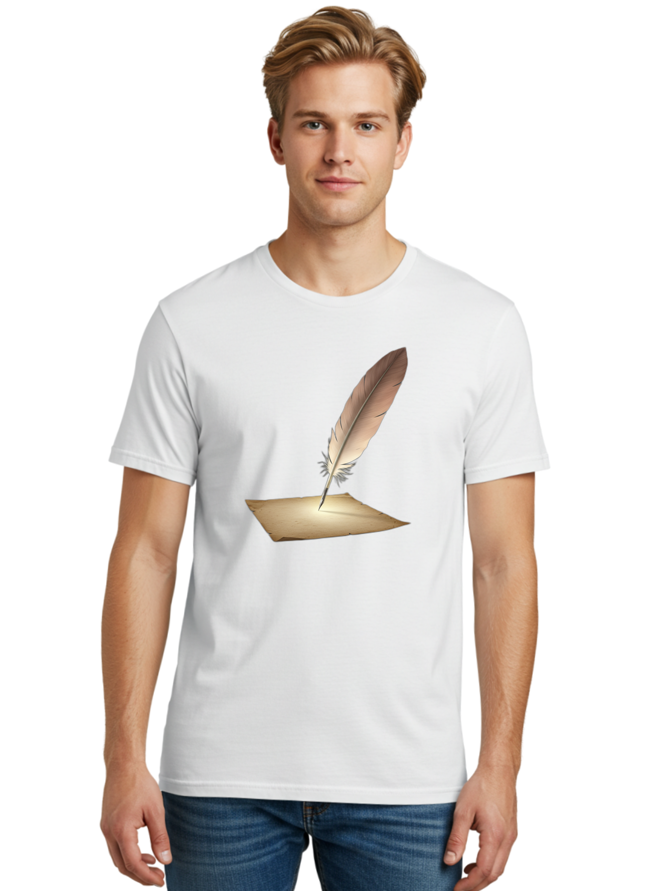 Quill-Pen Men'S Graphic Tee, 100% Cotton, Comfortable Casual Summer Wear, Machine Washable, Vintage Camera, Old Camera, Antique Camera, Black Camera, Classic Photography, Photography Equipment, Nostalgic Device, Film Camera, Camera Art Baj215