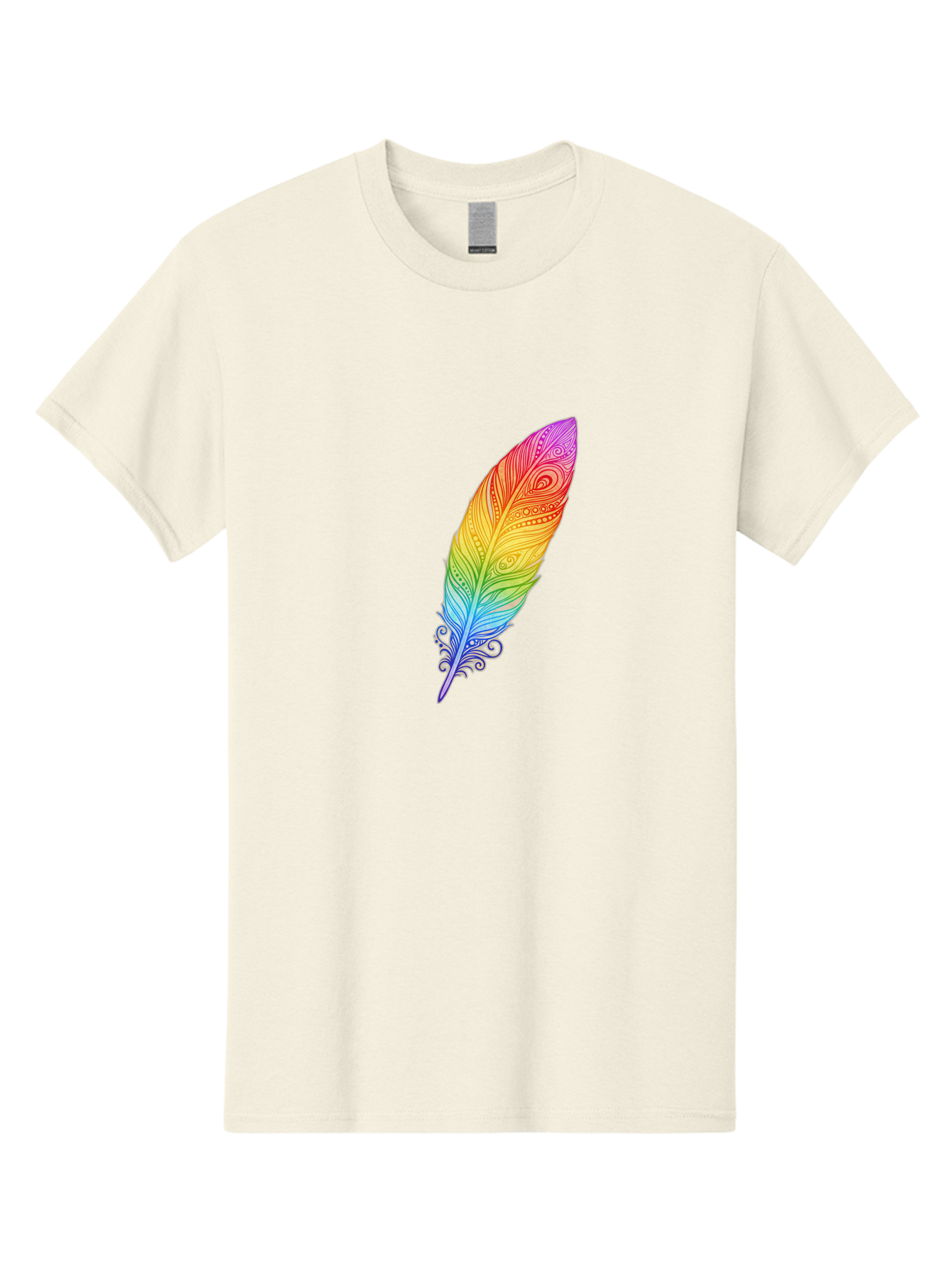 Rainbow-Feather-1 Men'S Graphic Tee, 100% Cotton, Comfortable Casual Summer Wear, Machine Washable, Vintage Camera, Old Camera, Antique Camera, Black Camera, Classic Photography, Photography Equipment, Nostalgic Device, Film Camera, Camera Art Baj217