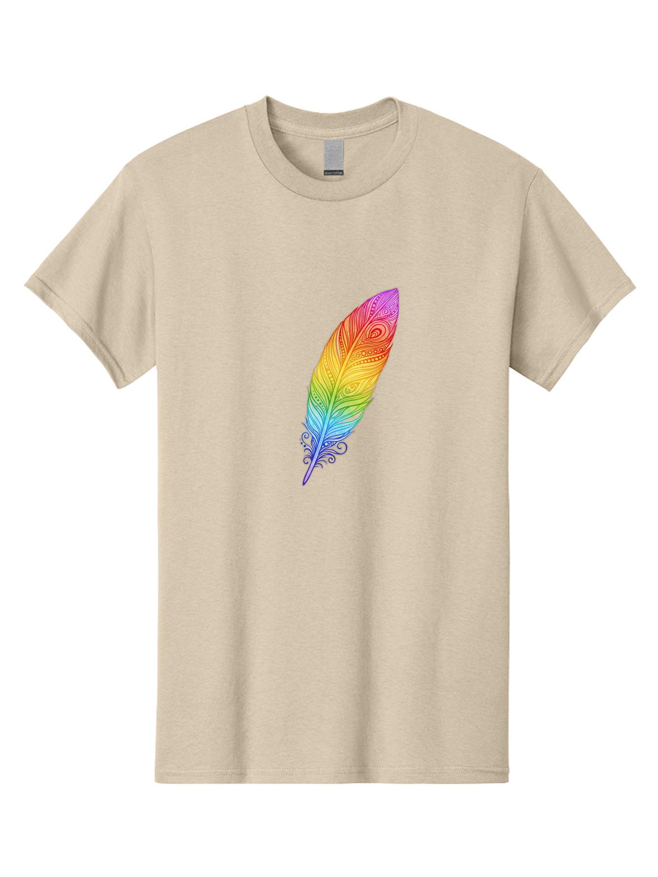 Rainbow-Feather-1 Men'S Graphic Tee, 100% Cotton, Comfortable Casual Summer Wear, Machine Washable, Vintage Camera, Old Camera, Antique Camera, Black Camera, Classic Photography, Photography Equipment, Nostalgic Device, Film Camera, Camera Art Baj217