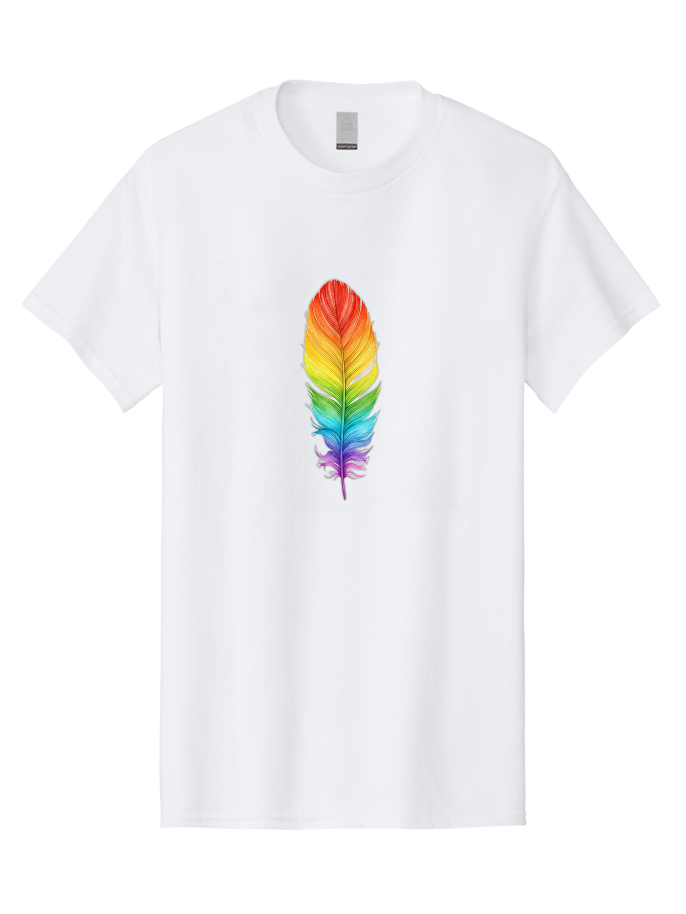 Rainbow-Feather-10 Men'S Graphic Tee, 100% Cotton, Comfortable Casual Summer Wear, Machine Washable, Vintage Camera, Old Camera, Antique Camera, Black Camera, Classic Photography, Photography Equipment, Nostalgic Device, Film Camera, Baj218
