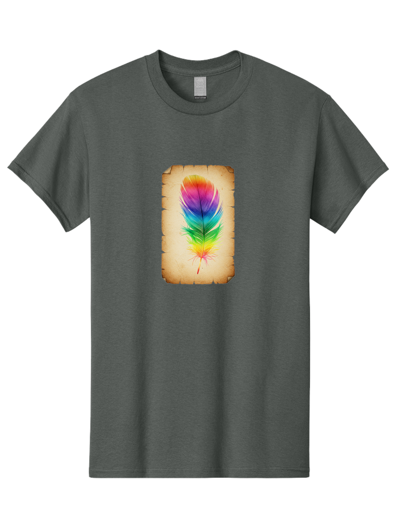 Rainbow-Feather-13 Men'S Graphic Tee, 100% Cotton, Comfortable Casual Summer Wear, Machine Washable, Vintage Camera, Old Camera, Antique Camera, Black Camera, Classic Photography, Photography Equipment, Nostalgic Device, Film Camera, Baj221