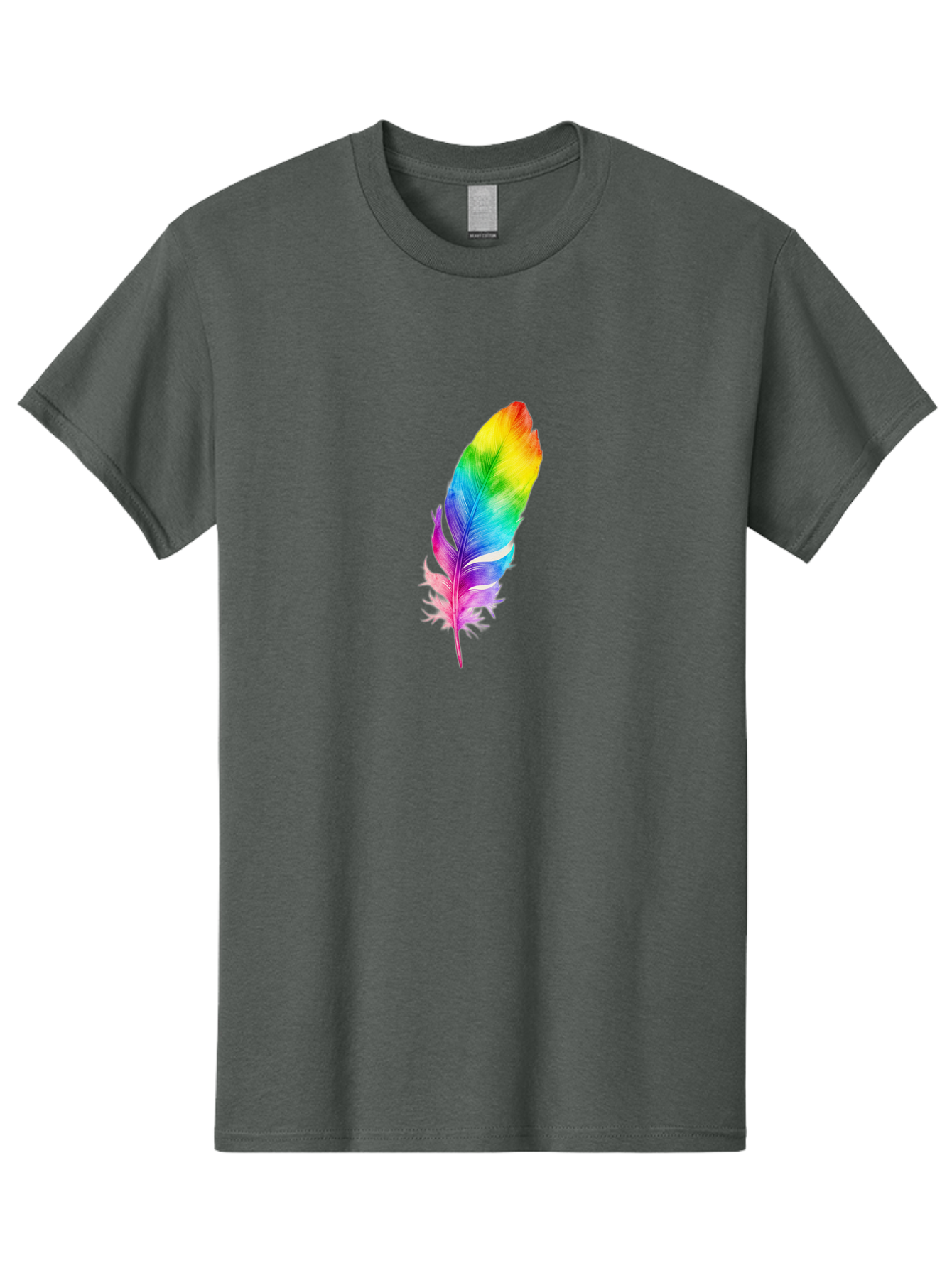 Rainbow-Feather-14 Men'S Graphic Tee, 100% Cotton, Comfortable Casual Summer Wear, Machine Washable, Vintage Camera, Old Camera, Antique Camera, Black Camera, Classic Photography, Photography Equipment, Nostalgic Device, Film Camera, Baj222