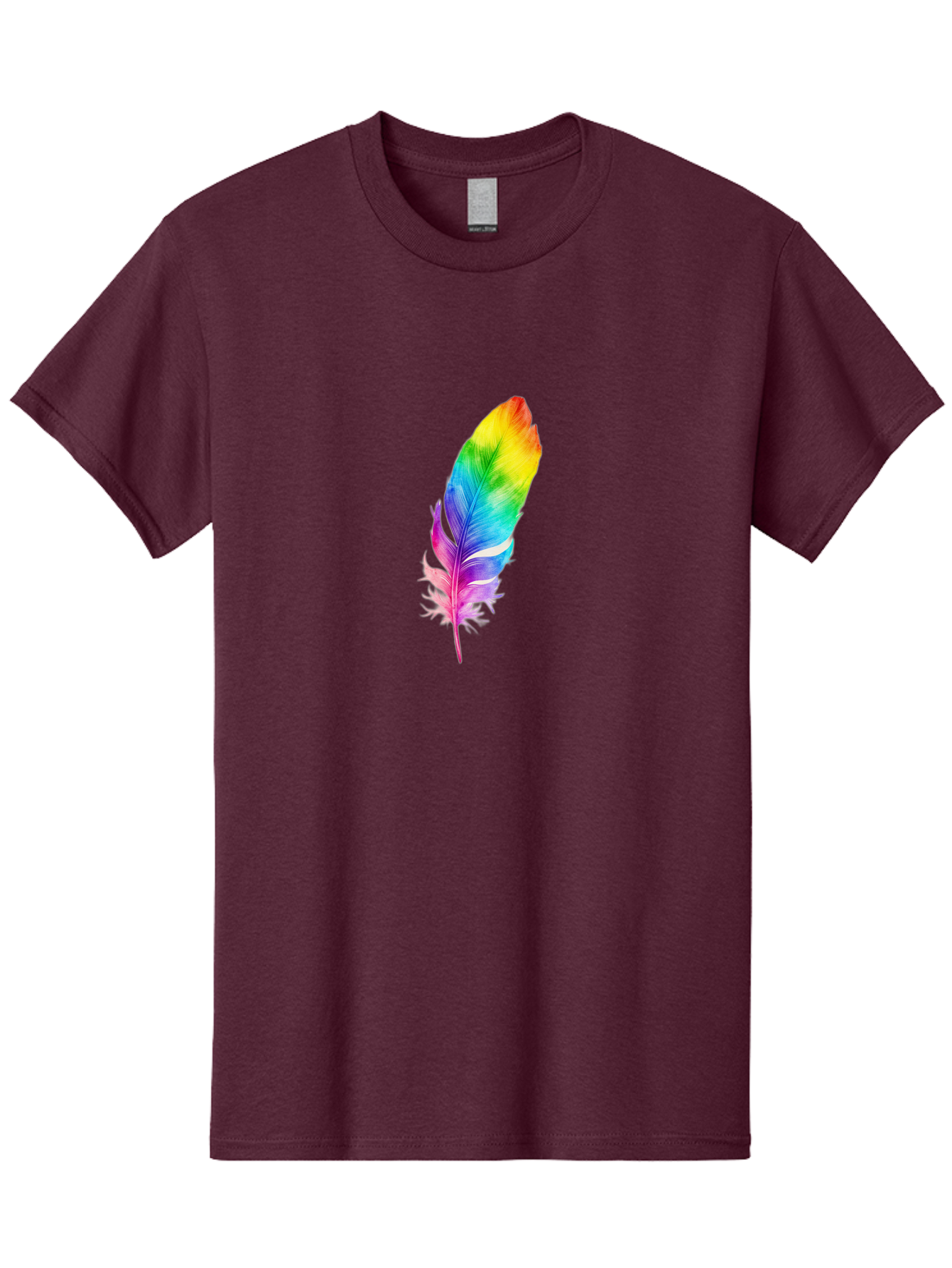 Rainbow-Feather-14 Men'S Graphic Tee, 100% Cotton, Comfortable Casual Summer Wear, Machine Washable, Vintage Camera, Old Camera, Antique Camera, Black Camera, Classic Photography, Photography Equipment, Nostalgic Device, Film Camera, Baj222