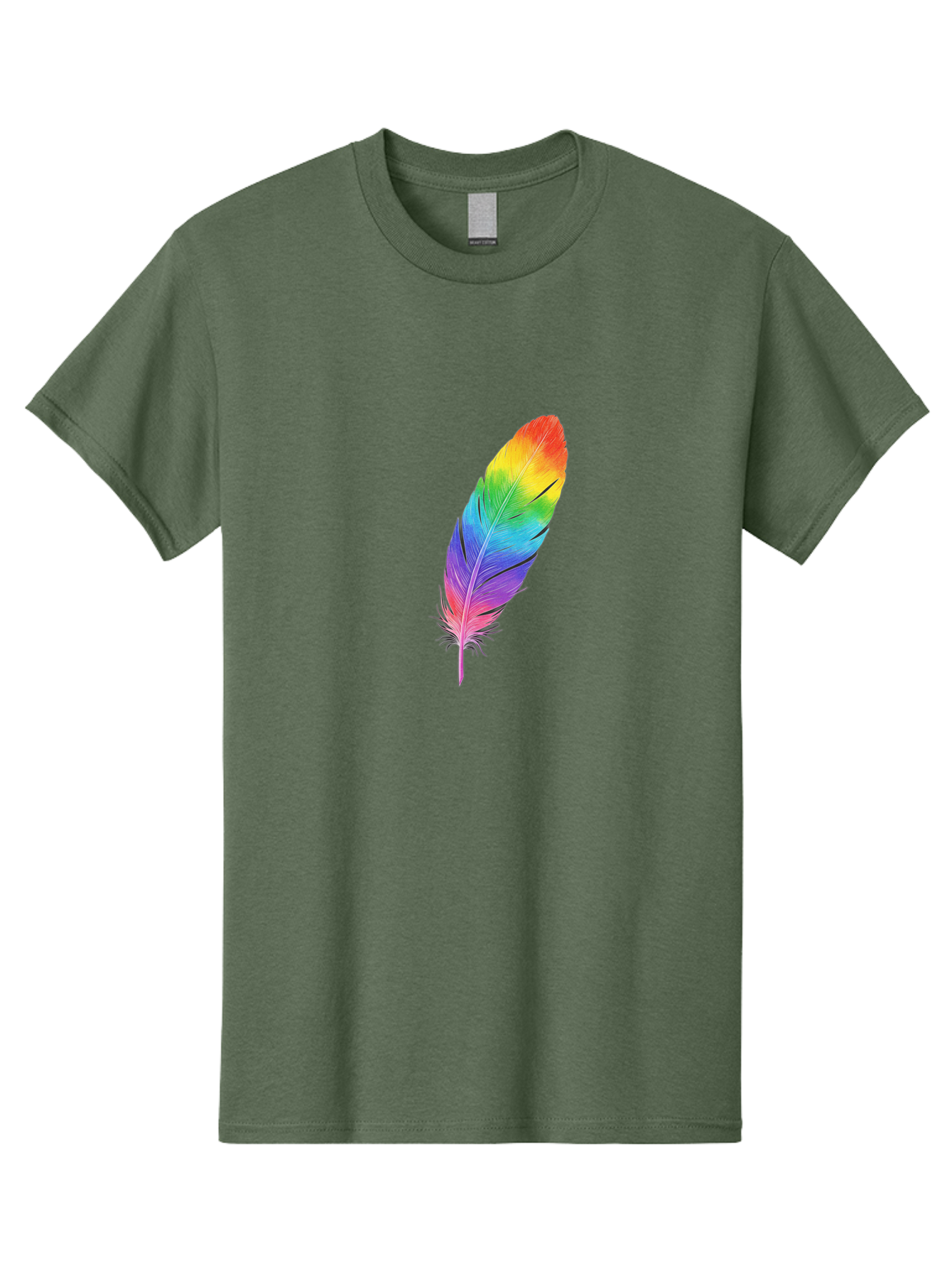 Rainbow-Feather-15 Men'S Graphic Tee, 100% Cotton, Comfortable Casual Summer Wear, Machine Washable, Vintage Camera, Old Camera, Antique Camera, Black Camera, Classic Photography, Photography Equipment, Nostalgic Device, Film Camera, Baj223