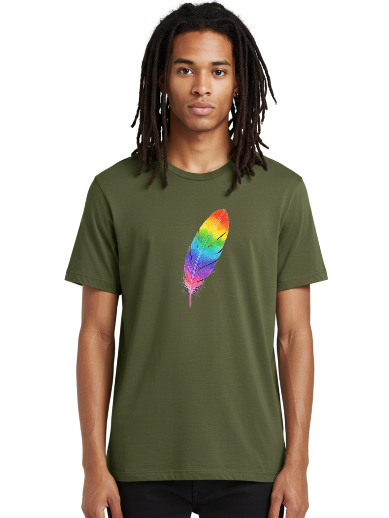 Rainbow-Feather-15 Men'S Graphic Tee, 100% Cotton, Comfortable Casual Summer Wear, Machine Washable, Vintage Camera, Old Camera, Antique Camera, Black Camera, Classic Photography, Photography Equipment, Nostalgic Device, Film Camera, Baj223