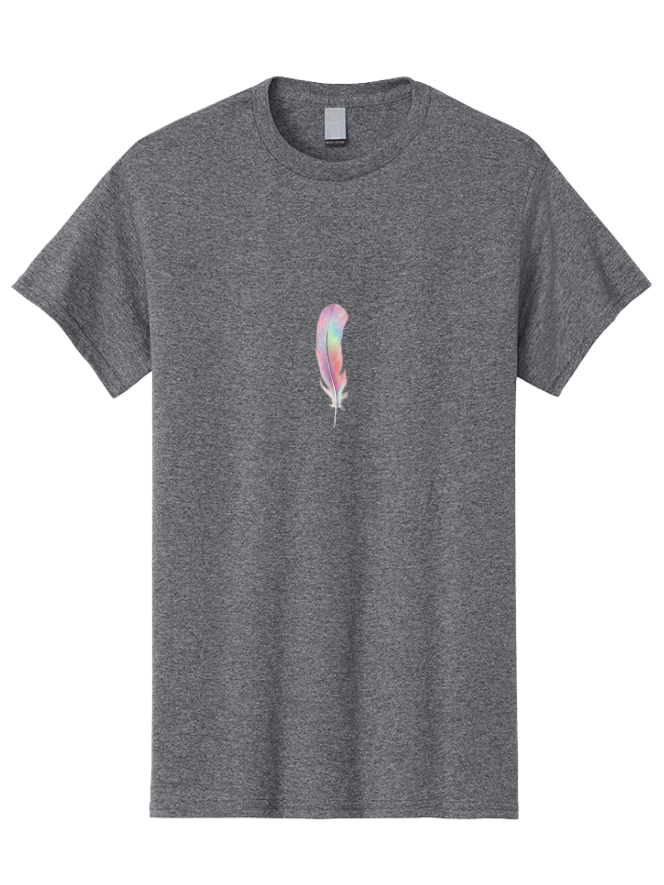 Rainbow-Feather-16 Men'S Graphic Tee, 100% Cotton, Comfortable Casual Summer Wear, Machine Washable, Vintage Camera, Old Camera, Antique Camera, Black Camera, Classic Photography, Photography Equipment, Nostalgic Device, Film Camera, Baj224