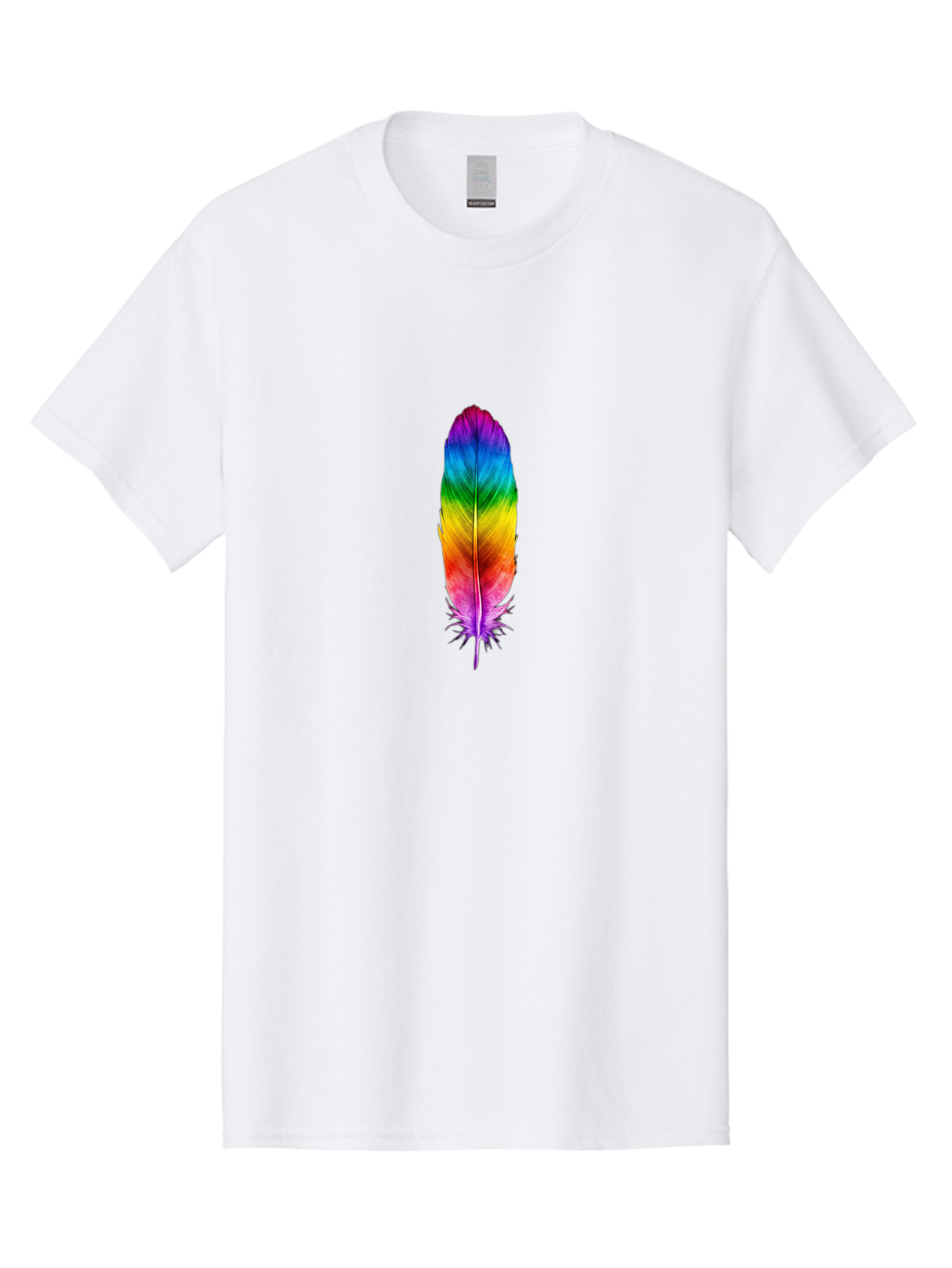 Rainbow-Feather-3 Men'S Graphic Tee, 100% Cotton, Comfortable Casual Summer Wear, Machine Washable, Vintage Camera, Old Camera, Antique Camera, Black Camera, Classic Photography, Photography Equipment, Nostalgic Device, Film Camera, Camera Art Baj226