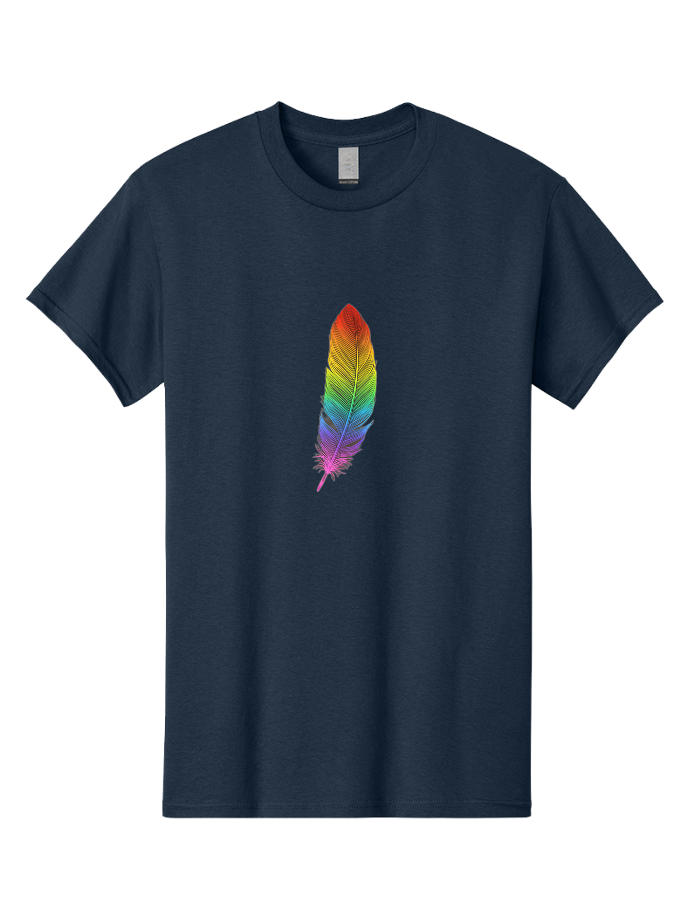 Rainbow-Feather-5 Men'S Graphic Tee, 100% Cotton, Comfortable Casual Summer Wear, Machine Washable, Vintage Camera, Old Camera, Antique Camera, Black Camera, Classic Photography, Photography Equipment, Nostalgic Device, Film Camera, Camera Art Baj228