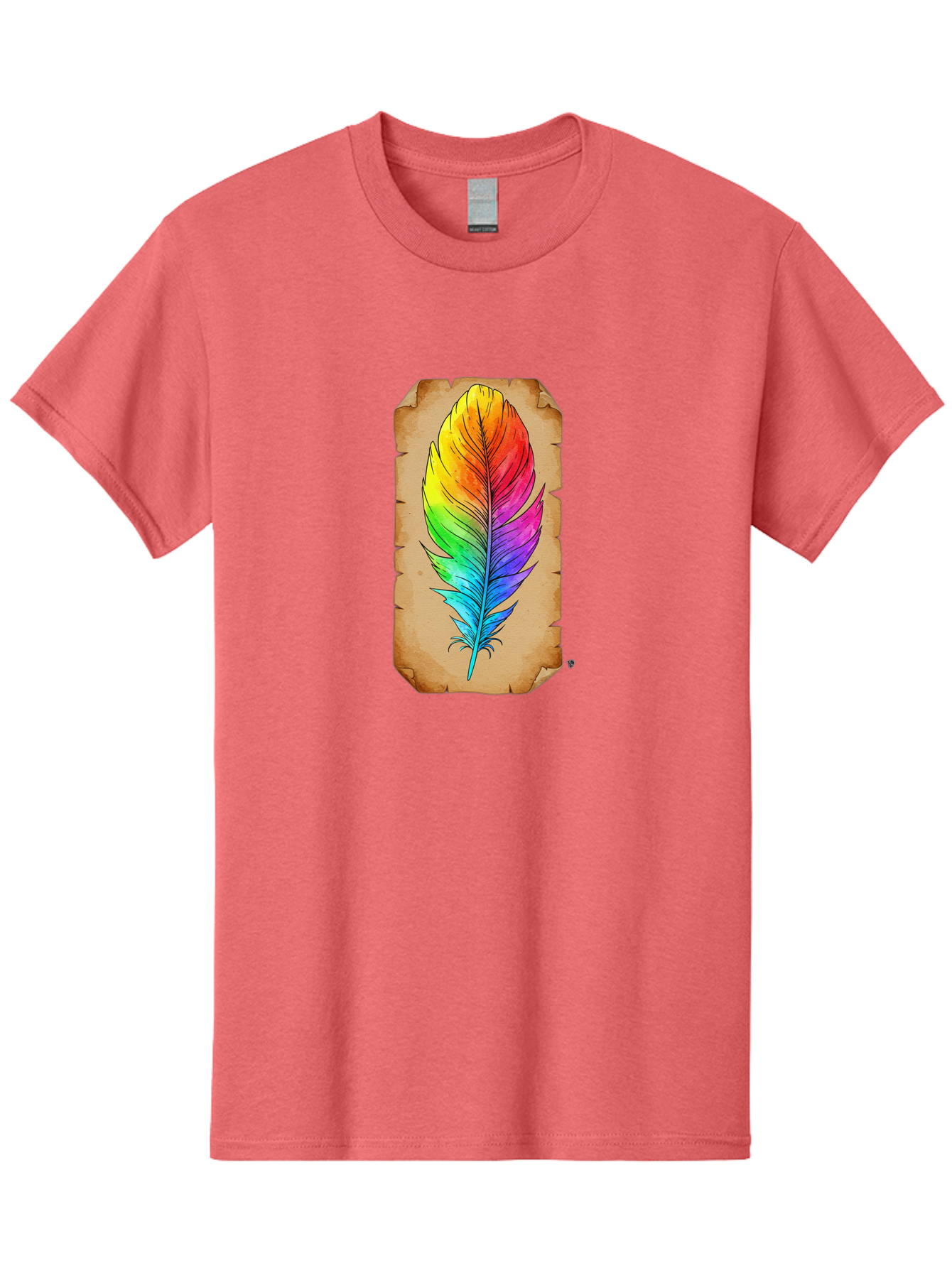 Rainbow-Feather-7 Men'S Graphic Tee, 100% Cotton, Comfortable Casual Summer Wear, Machine Washable, Vintage Camera, Old Camera, Antique Camera, Black Camera, Classic Photography, Photography Equipment, Nostalgic Device, Film Camera, Camera Art Baj230