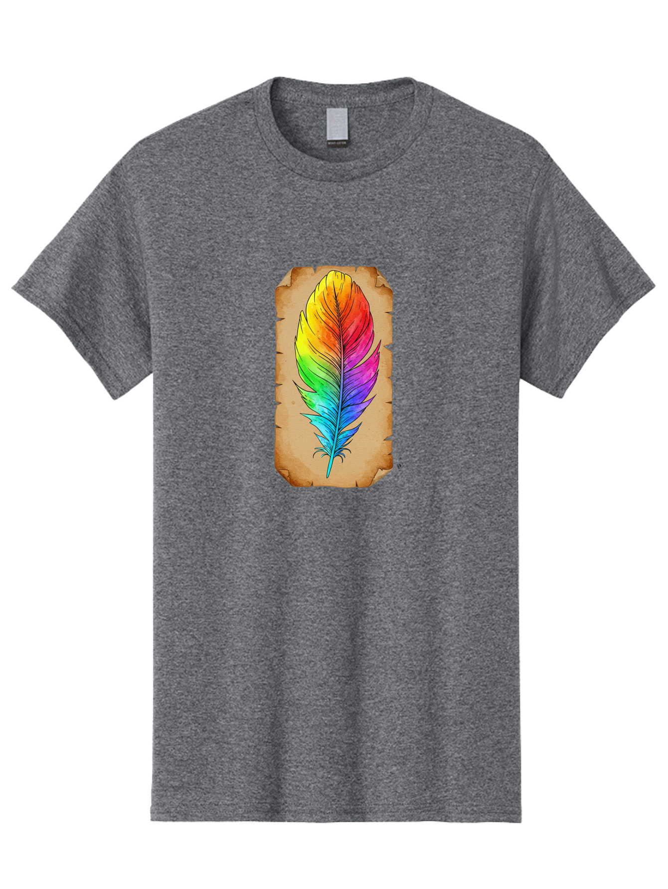 Rainbow-Feather-7 Men'S Graphic Tee, 100% Cotton, Comfortable Casual Summer Wear, Machine Washable, Vintage Camera, Old Camera, Antique Camera, Black Camera, Classic Photography, Photography Equipment, Nostalgic Device, Film Camera, Camera Art Baj230