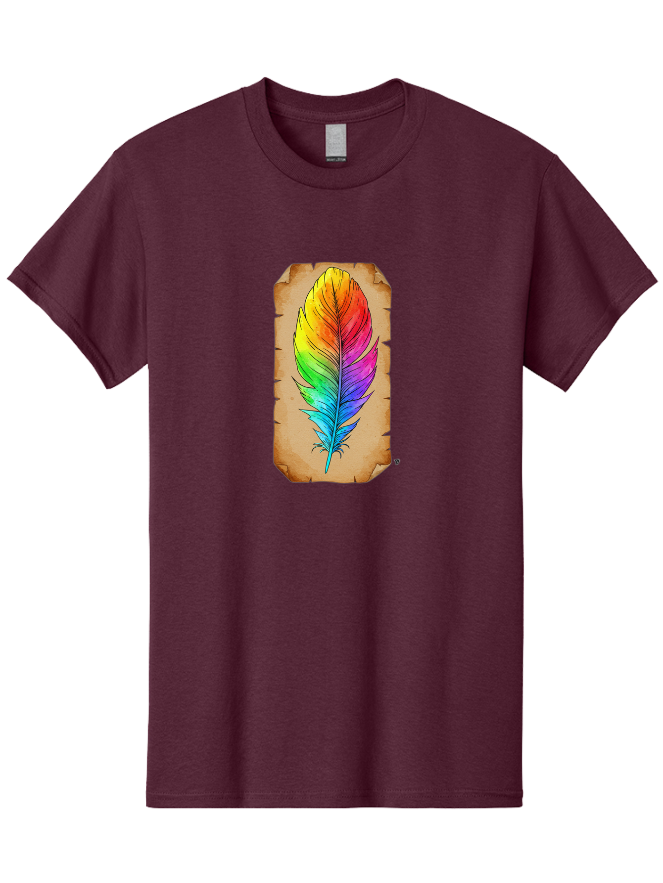 Rainbow-Feather-7 Men'S Graphic Tee, 100% Cotton, Comfortable Casual Summer Wear, Machine Washable, Vintage Camera, Old Camera, Antique Camera, Black Camera, Classic Photography, Photography Equipment, Nostalgic Device, Film Camera, Camera Art Baj230