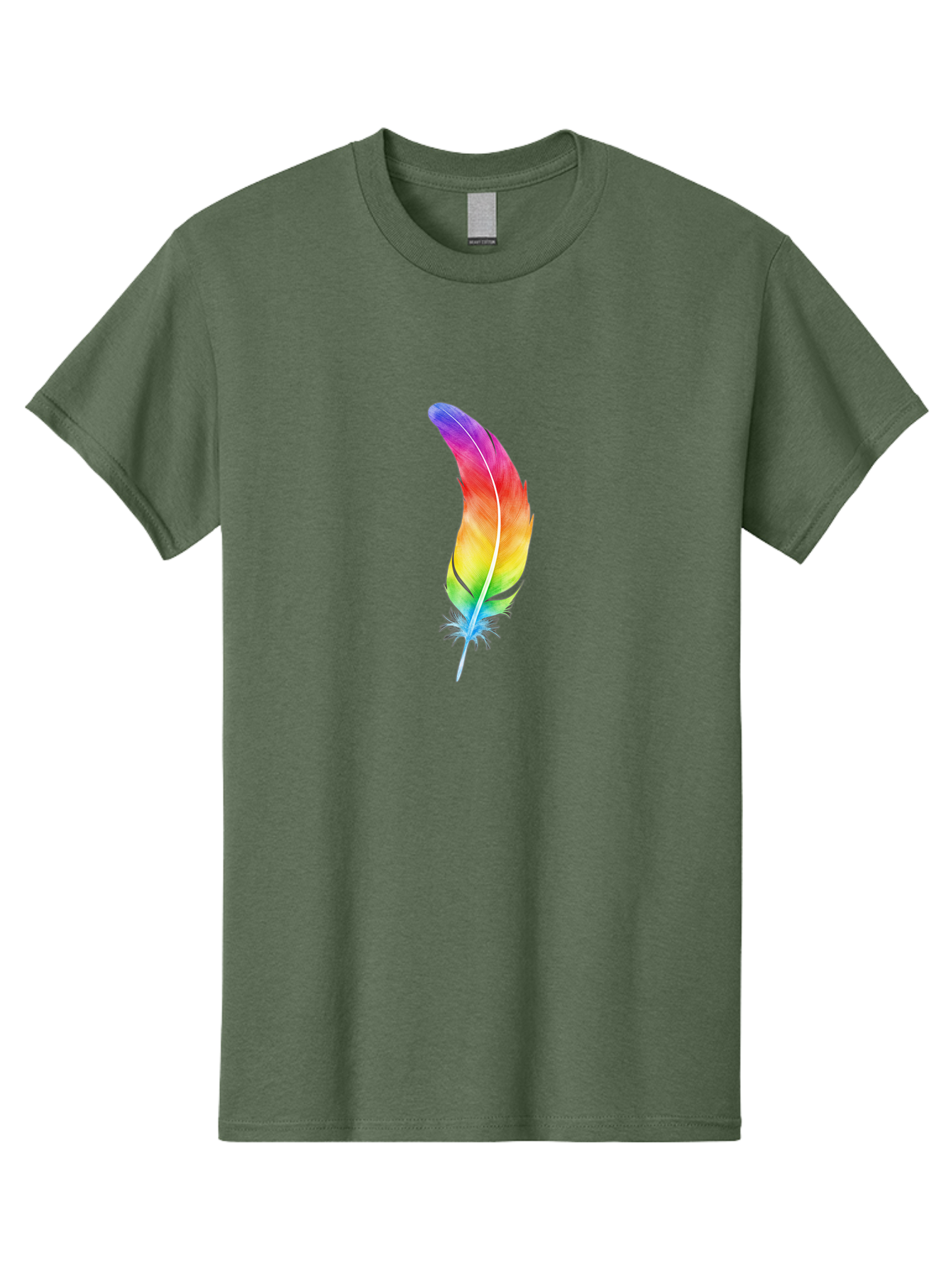 Rainbow-Feather-8 Men'S Graphic Tee, 100% Cotton, Comfortable Casual Summer Wear, Machine Washable, Vintage Camera, Old Camera, Antique Camera, Black Camera, Classic Photography, Photography Equipment, Nostalgic Device, Film Camera, Camera Art Baj231