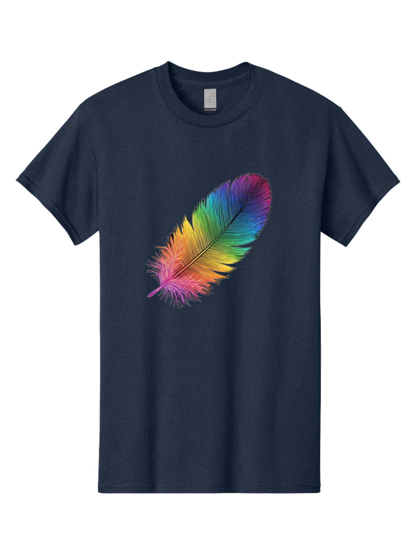 Rainbow-Feather-9 Men'S Graphic Tee, 100% Cotton, Comfortable Casual Summer Wear, Machine Washable, Vintage Camera, Old Camera, Antique Camera, Black Camera, Classic Photography, Photography Equipment, Nostalgic Device, Film Camera, Camera Art Baj232