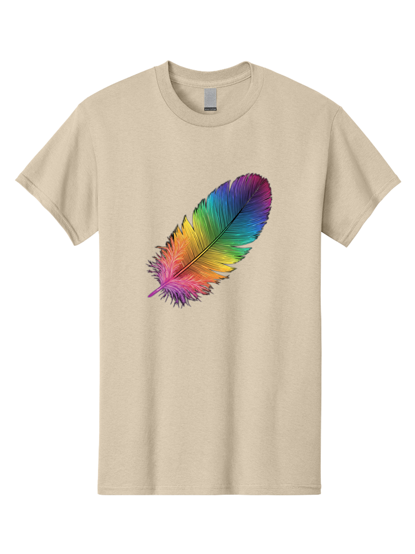 Rainbow-Feather-9 Men'S Graphic Tee, 100% Cotton, Comfortable Casual Summer Wear, Machine Washable, Vintage Camera, Old Camera, Antique Camera, Black Camera, Classic Photography, Photography Equipment, Nostalgic Device, Film Camera, Camera Art Baj232
