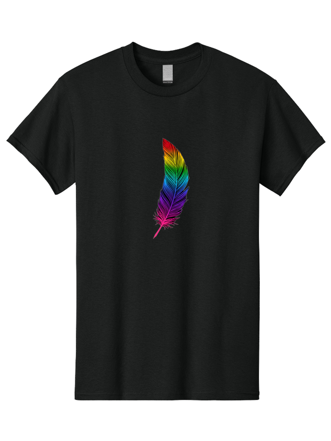 Rainbow-Feather Men'S Graphic Tee, 100% Cotton, Comfortable Casual Summer Wear, Machine Washable, Vintage Camera, Old Camera, Antique Camera, Black Camera, Classic Photography, Photography Equipment, Nostalgic Device, Film Camera, Camera Art Baj233