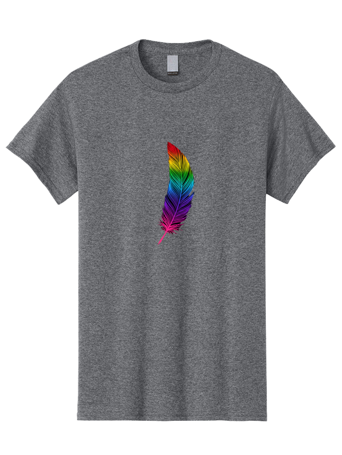 Rainbow-Feather Men'S Graphic Tee, 100% Cotton, Comfortable Casual Summer Wear, Machine Washable, Vintage Camera, Old Camera, Antique Camera, Black Camera, Classic Photography, Photography Equipment, Nostalgic Device, Film Camera, Camera Art Baj233