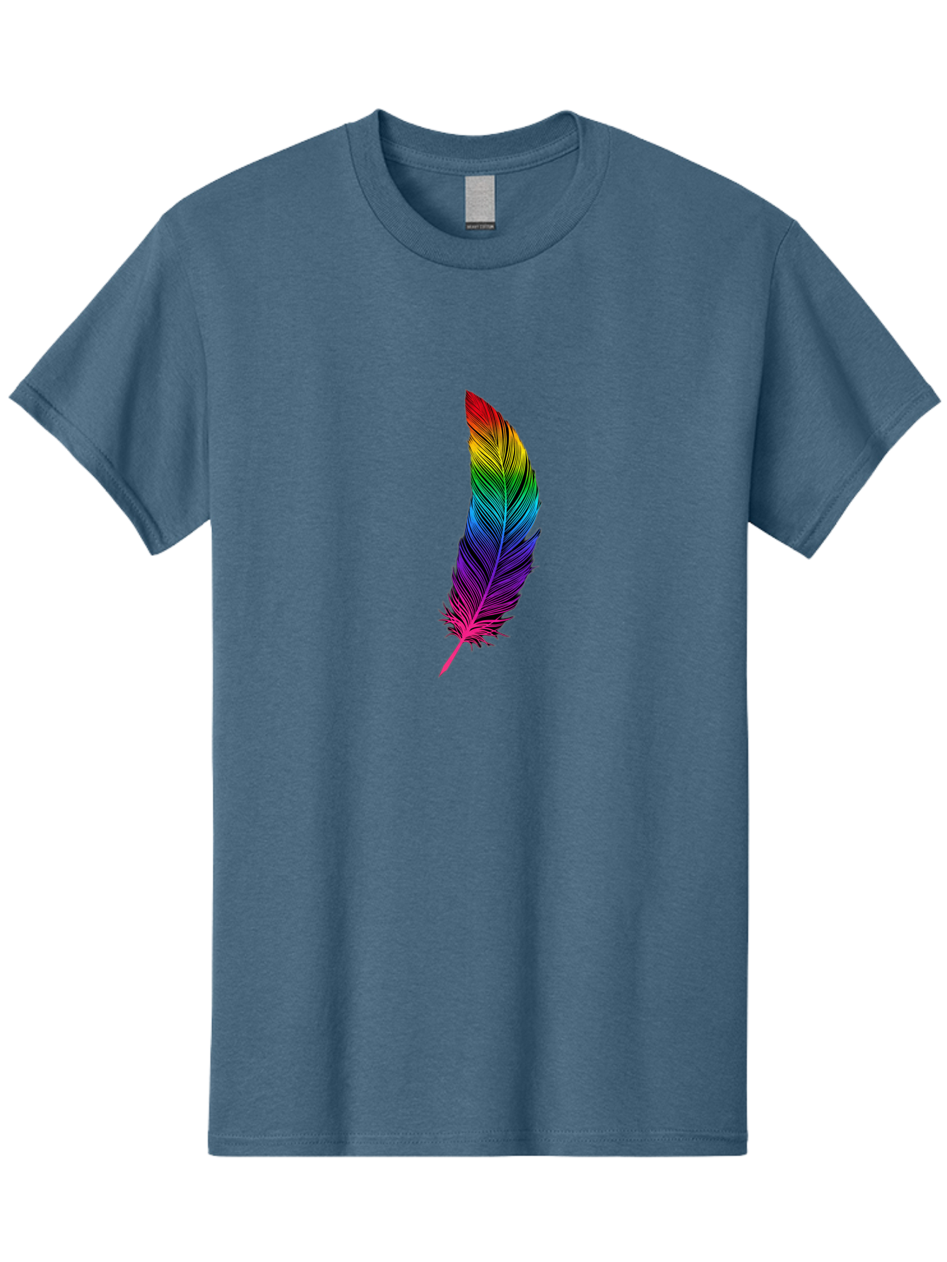 Rainbow-Feather Men'S Graphic Tee, 100% Cotton, Comfortable Casual Summer Wear, Machine Washable, Vintage Camera, Old Camera, Antique Camera, Black Camera, Classic Photography, Photography Equipment, Nostalgic Device, Film Camera, Camera Art Baj233