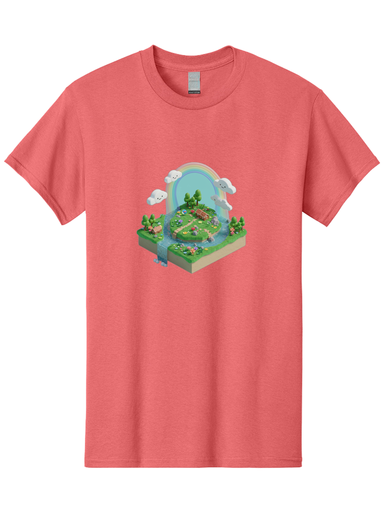 Rainbow-Landscape Men'S Graphic Tee, 100% Cotton, Comfortable Casual Summer Wear, Machine Washable, Vintage Camera, Old Camera, Antique Camera, Black Camera, Classic Photography, Photography Equipment, Nostalgic Device, Film Camera, Camera Art Baj235
