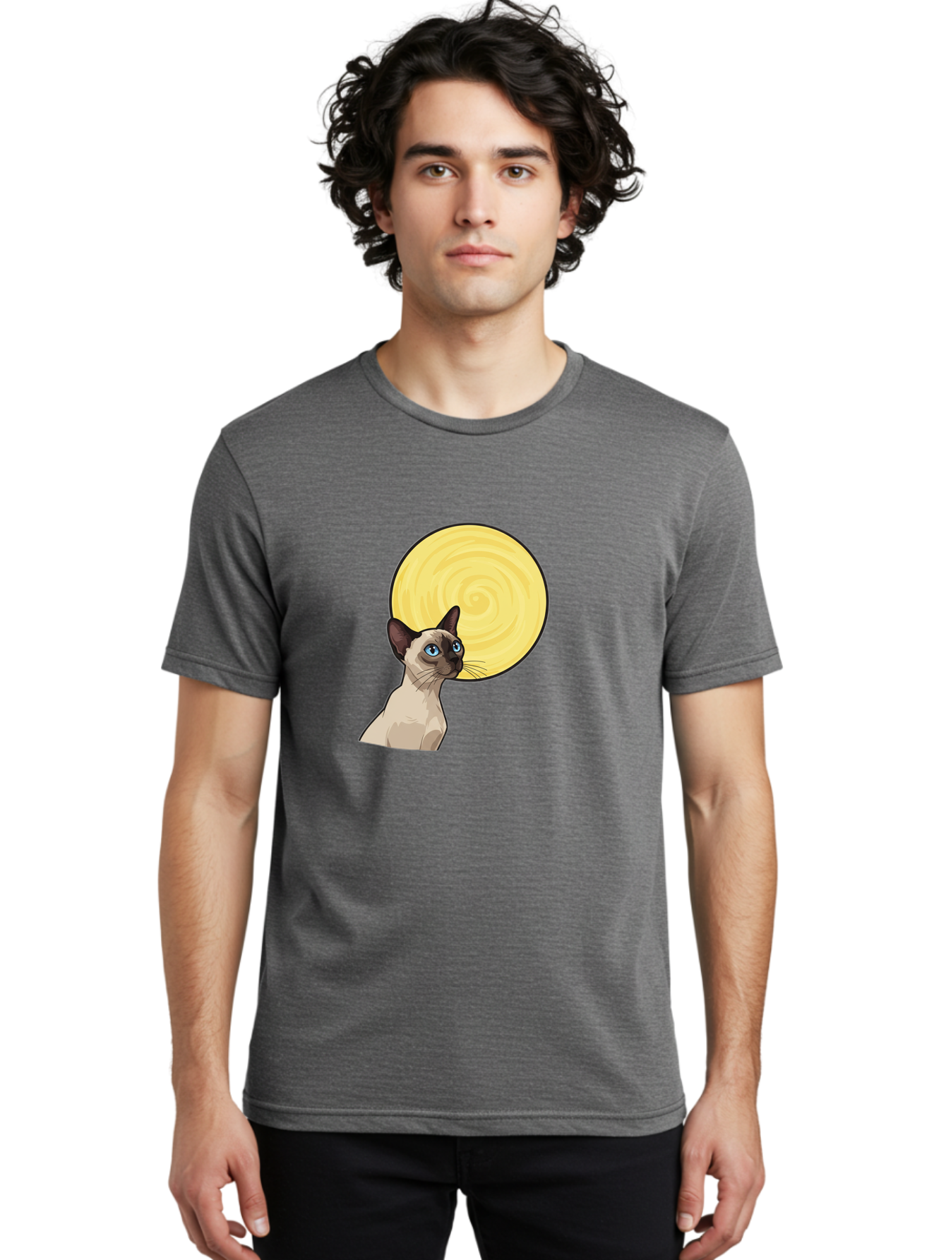 Siamese-Cat Men'S Graphic Tee, 100% Cotton, Comfortable Casual Summer Wear, Machine Washable, Vintage Camera, Old Camera, Antique Camera, Black Camera, Classic Photography, Photography Equipment, Nostalgic Device, Film Camera, Camera Art Baj247