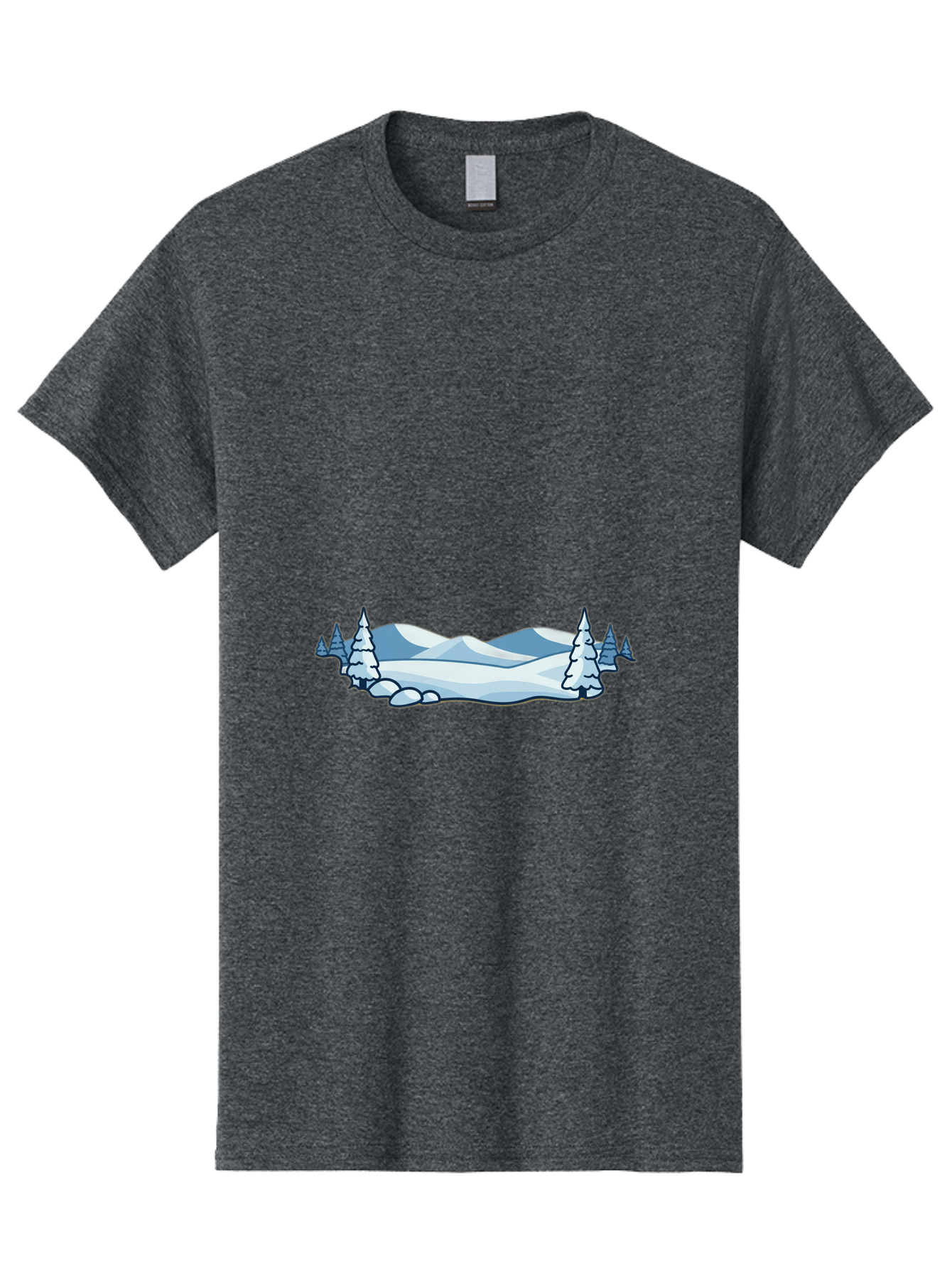 Snowy-Landscape Men'S Graphic Tee, 100% Cotton, Comfortable Casual Summer Wear, Machine Washable, Vintage Camera, Old Camera, Antique Camera, Black Camera, Classic Photography, Photography Equipment, Nostalgic Device, Film Camera, Camera Art Baj259