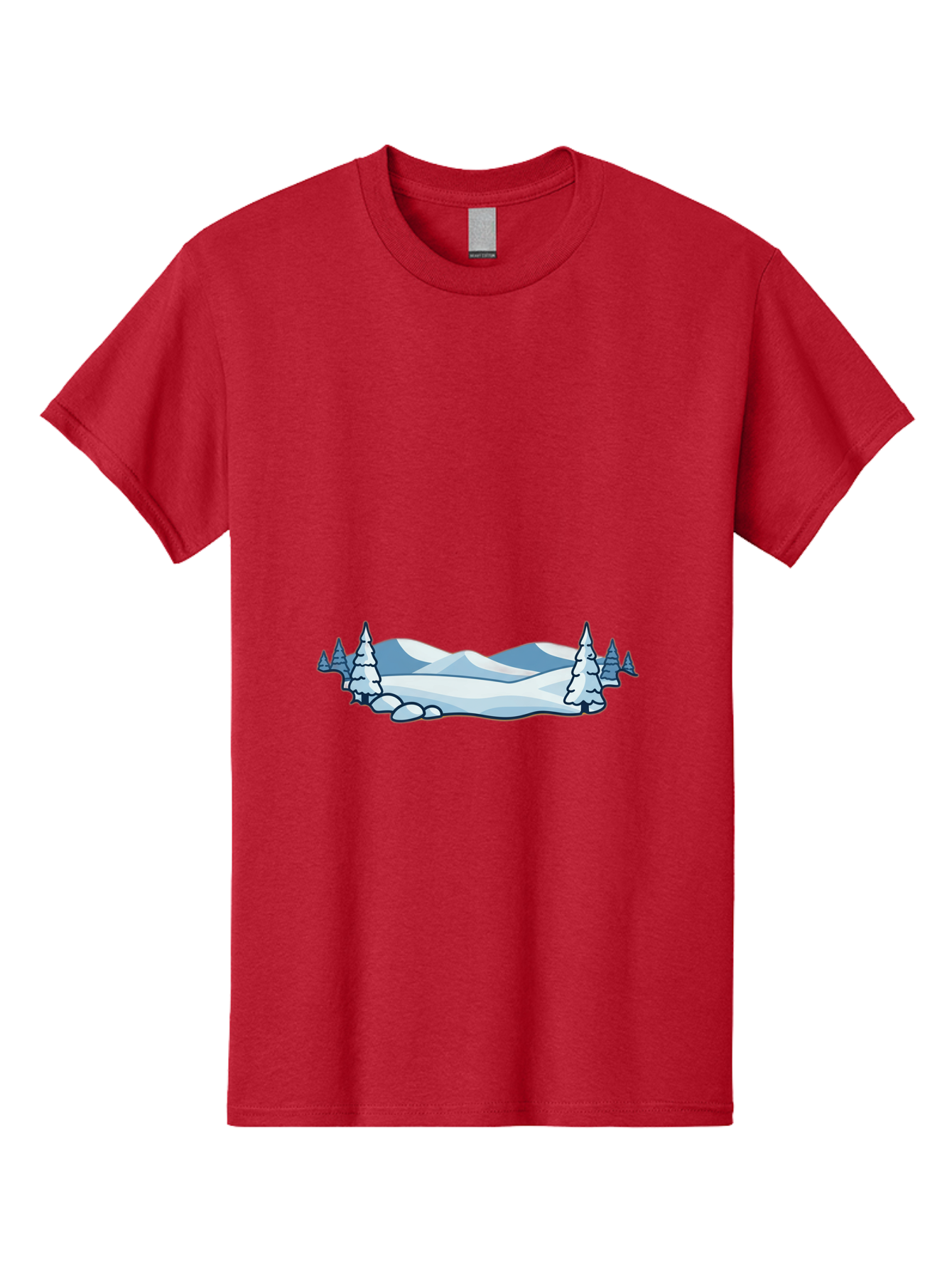 Snowy-Landscape Men'S Graphic Tee, 100% Cotton, Comfortable Casual Summer Wear, Machine Washable, Vintage Camera, Old Camera, Antique Camera, Black Camera, Classic Photography, Photography Equipment, Nostalgic Device, Film Camera, Camera Art Baj259