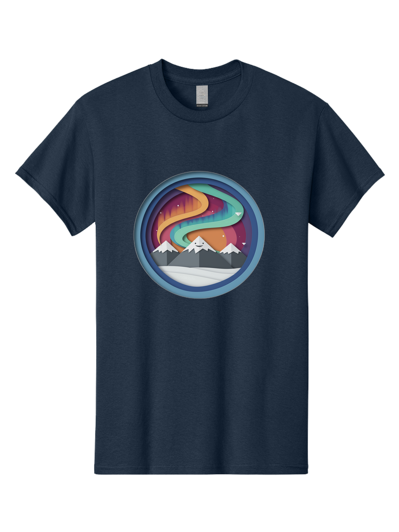 Stylized-Mountain-Landscape Men'S Graphic Tee, 100% Cotton, Comfortable Casual Summer Wear, Machine Washable, Vintage Camera, Old Camera, Antique Camera, Black Camera, Classic Photography, Photography Equipment, Nostalgic Device, Film Camera, Baj263