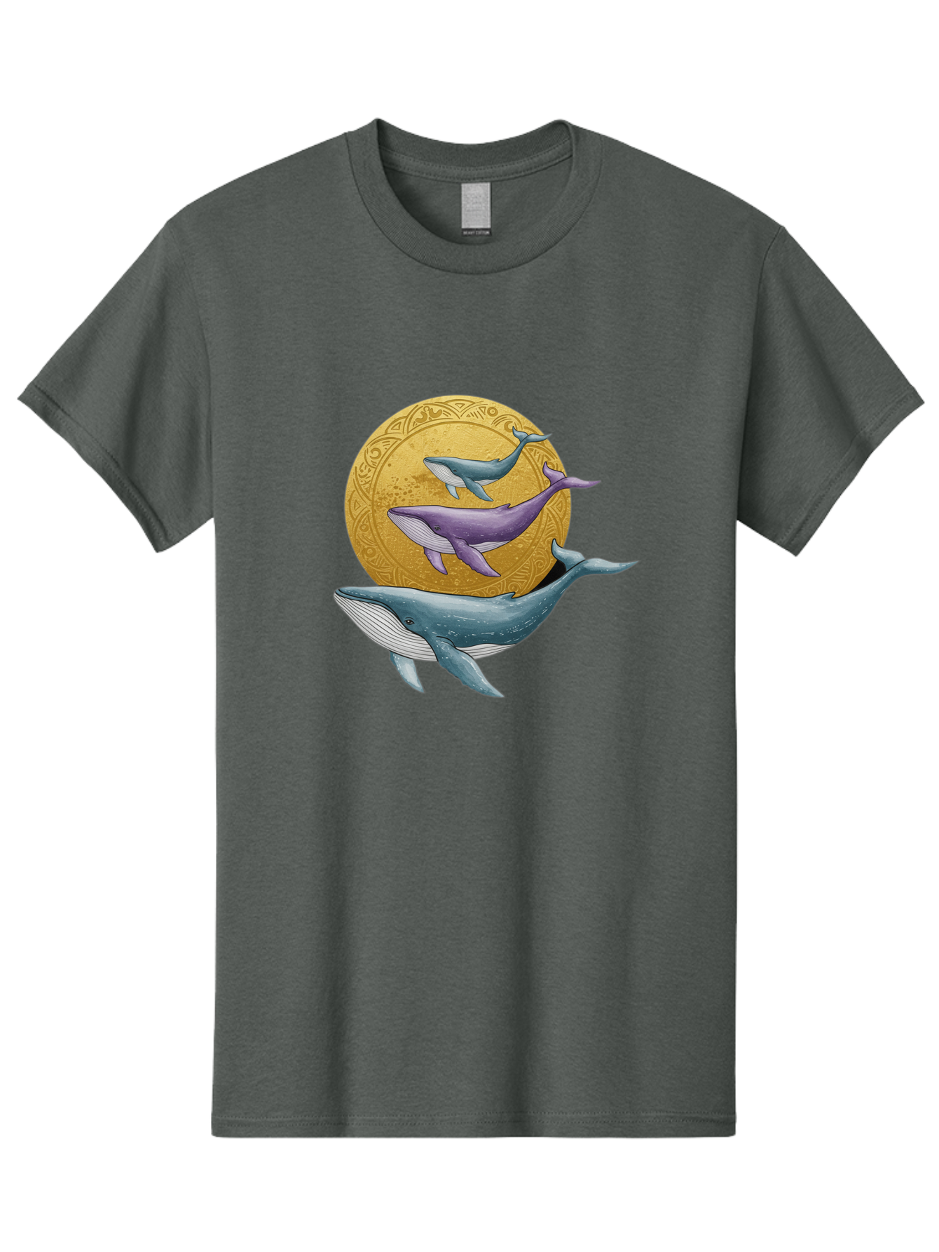 Three-Whales-1 Men'S Graphic Tee, 100% Cotton, Comfortable Casual Summer Wear, Machine Washable, Vintage Camera, Old Camera, Antique Camera, Black Camera, Classic Photography, Photography Equipment, Nostalgic Device, Film Camera, Camera Art Baj269
