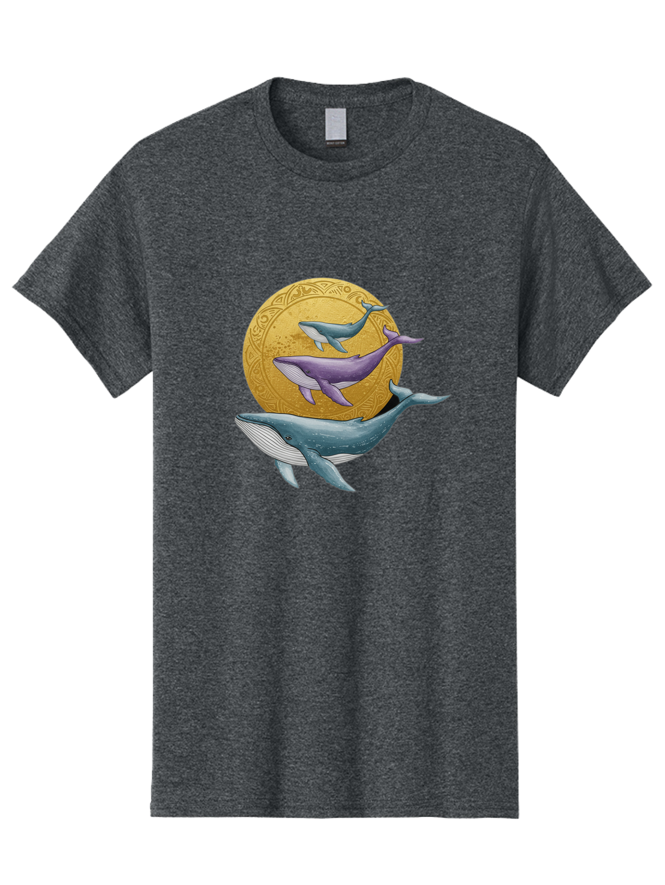 Three-Whales-1 Men'S Graphic Tee, 100% Cotton, Comfortable Casual Summer Wear, Machine Washable, Vintage Camera, Old Camera, Antique Camera, Black Camera, Classic Photography, Photography Equipment, Nostalgic Device, Film Camera, Camera Art Baj269