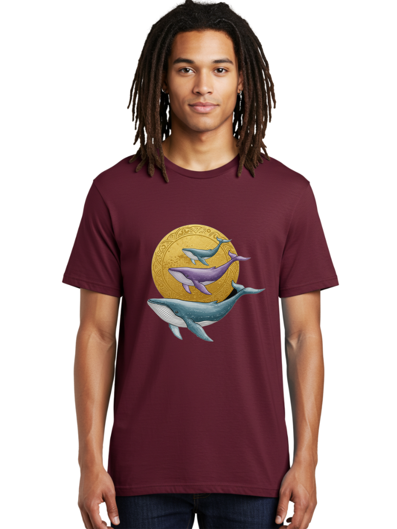 Three-Whales-1 Men'S Graphic Tee, 100% Cotton, Comfortable Casual Summer Wear, Machine Washable, Vintage Camera, Old Camera, Antique Camera, Black Camera, Classic Photography, Photography Equipment, Nostalgic Device, Film Camera, Camera Art Baj269