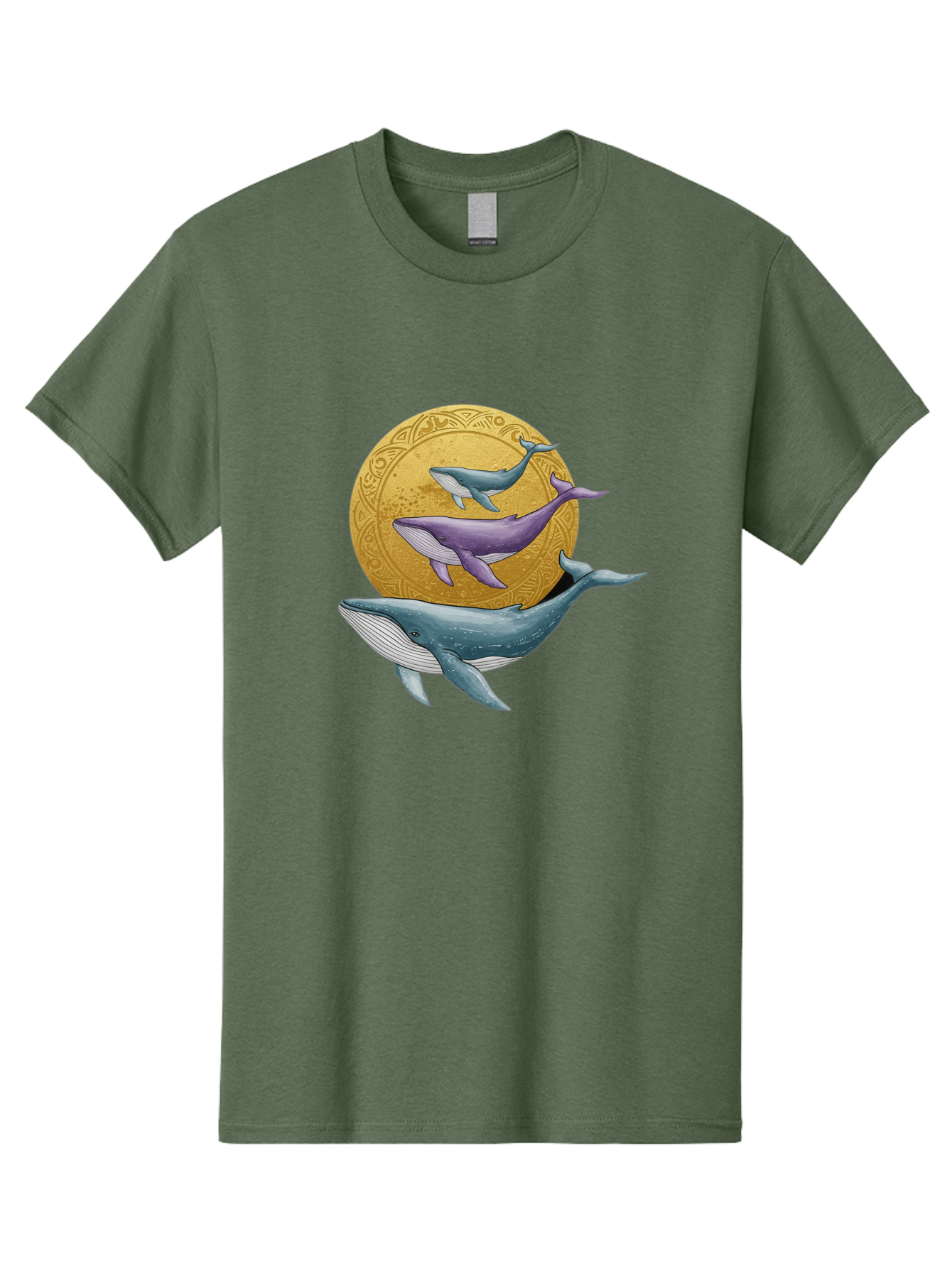 Three-Whales-1 Men'S Graphic Tee, 100% Cotton, Comfortable Casual Summer Wear, Machine Washable, Vintage Camera, Old Camera, Antique Camera, Black Camera, Classic Photography, Photography Equipment, Nostalgic Device, Film Camera, Camera Art Baj269