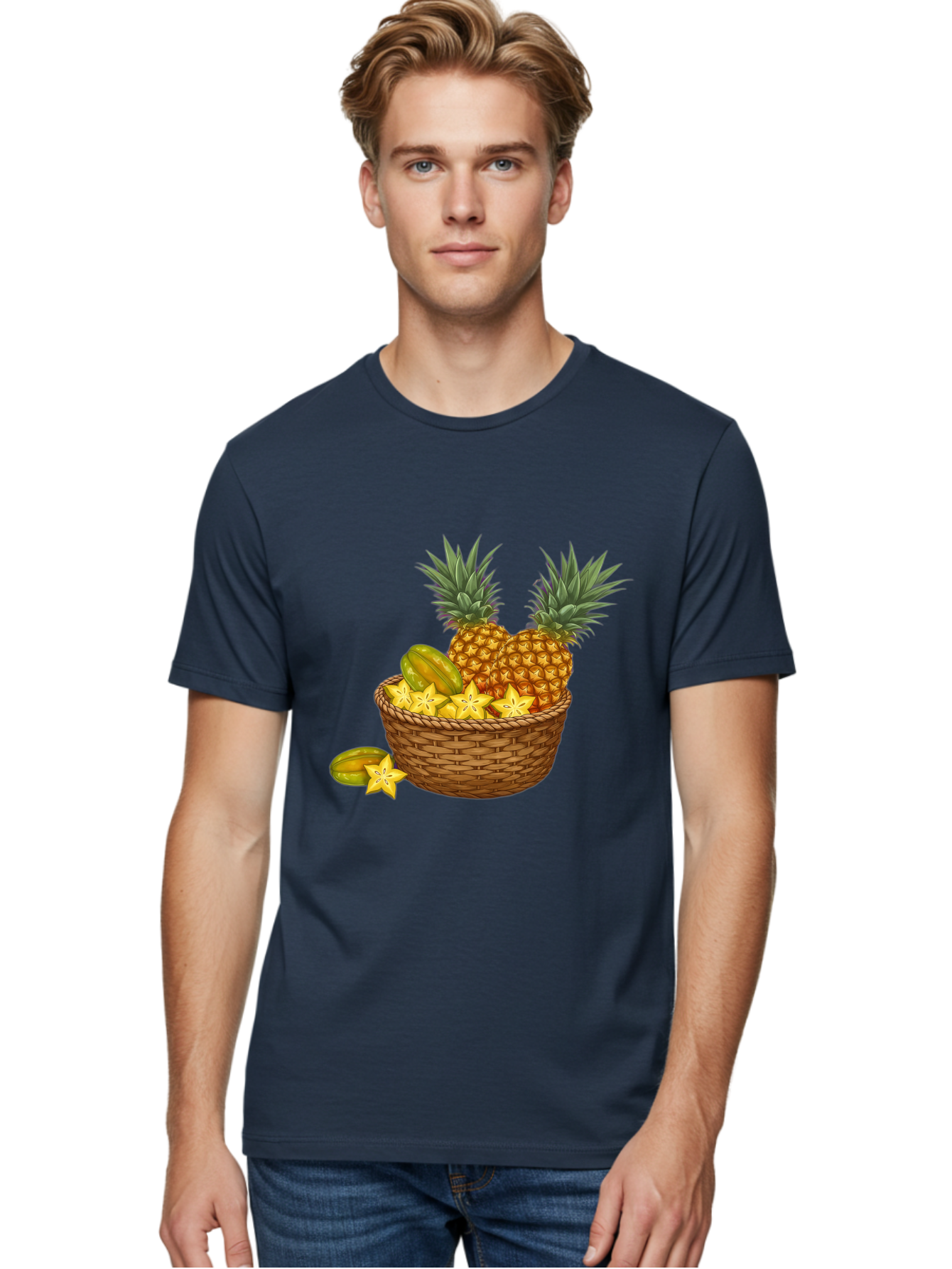 Tropical-Fruits-Basket Men'S Graphic Tee, 100% Cotton, Comfortable Casual Summer Wear, Machine Washable, Vintage Camera, Old Camera, Antique Camera, Black Camera, Classic Photography, Photography Equipment, Nostalgic Device, Film Camera, Baj279