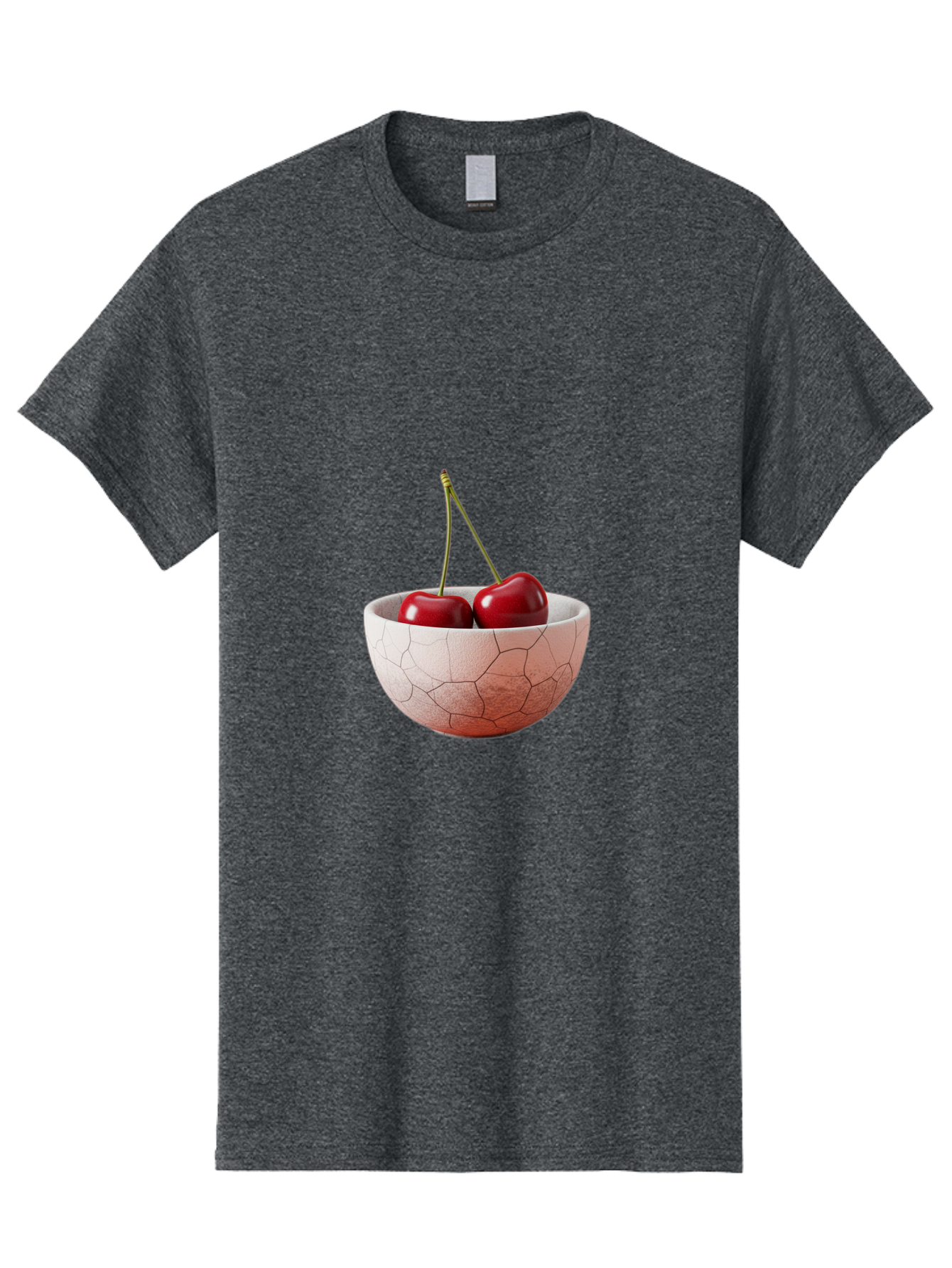 Two-Cherries-In-Cracked-Bowl Men'S Graphic Tee, 100% Cotton, Comfortable Casual Summer Wear, Machine Washable, Vintage Camera, Old Camera, Antique Camera, Black Camera, Classic Photography, Photography Equipment, Nostalgic Device, Film Camera, Baj281