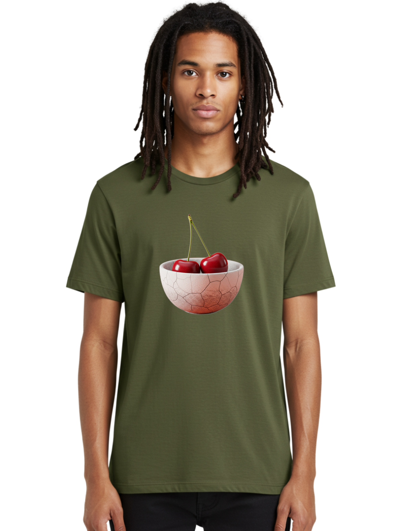 Two-Cherries-In-Cracked-Bowl Men'S Graphic Tee, 100% Cotton, Comfortable Casual Summer Wear, Machine Washable, Vintage Camera, Old Camera, Antique Camera, Black Camera, Classic Photography, Photography Equipment, Nostalgic Device, Film Camera, Baj281