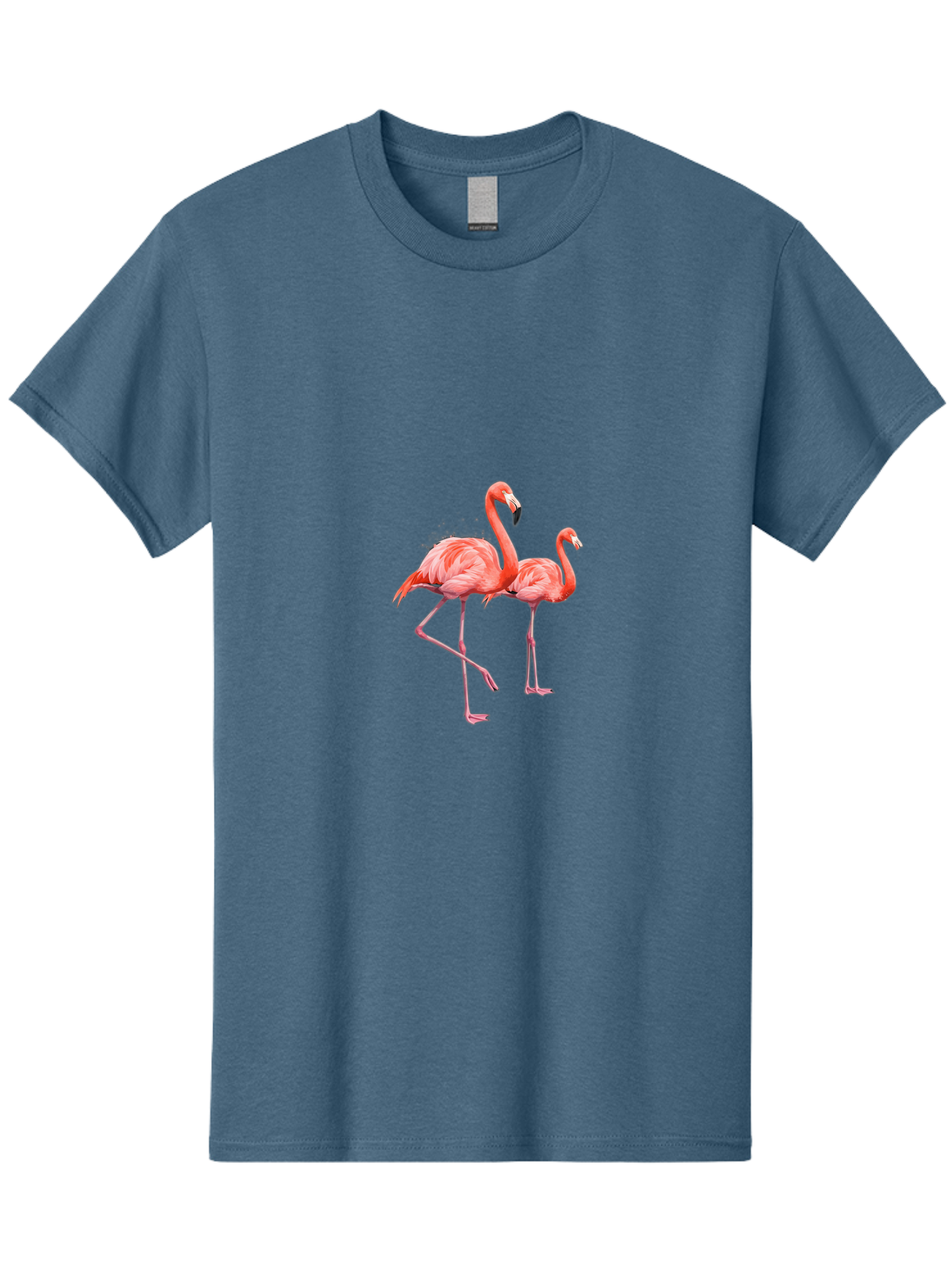 Two-Flamingos-1 Men'S Graphic Tee, 100% Cotton, Comfortable Casual Summer Wear, Machine Washable, Vintage Camera, Old Camera, Antique Camera, Black Camera, Classic Photography, Photography Equipment, Nostalgic Device, Film Camera, Camera Art Baj286