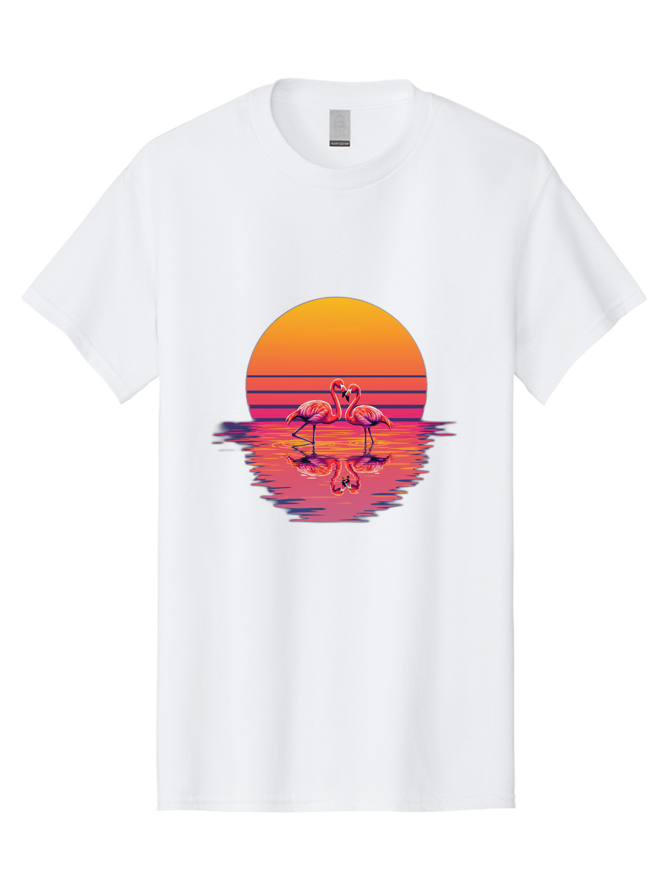 Two-Flamingos-2 Men'S Graphic Tee, 100% Cotton, Comfortable Casual Summer Wear, Machine Washable, Vintage Camera, Old Camera, Antique Camera, Black Camera, Classic Photography, Photography Equipment, Nostalgic Device, Film Camera, Camera Art Baj287