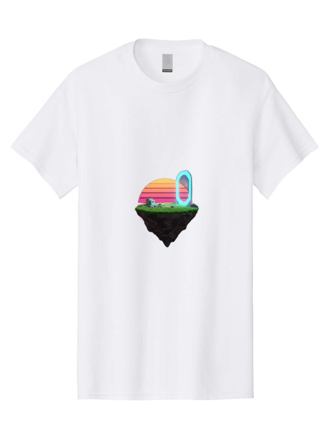 Vaporwave-Island Men'S Graphic Tee, 100% Cotton, Comfortable Casual Summer Wear, Machine Washable, Vintage Camera, Old Camera, Antique Camera, Black Camera, Classic Photography, Photography Equipment, Nostalgic Device, Film Camera, Camera Art Baj291