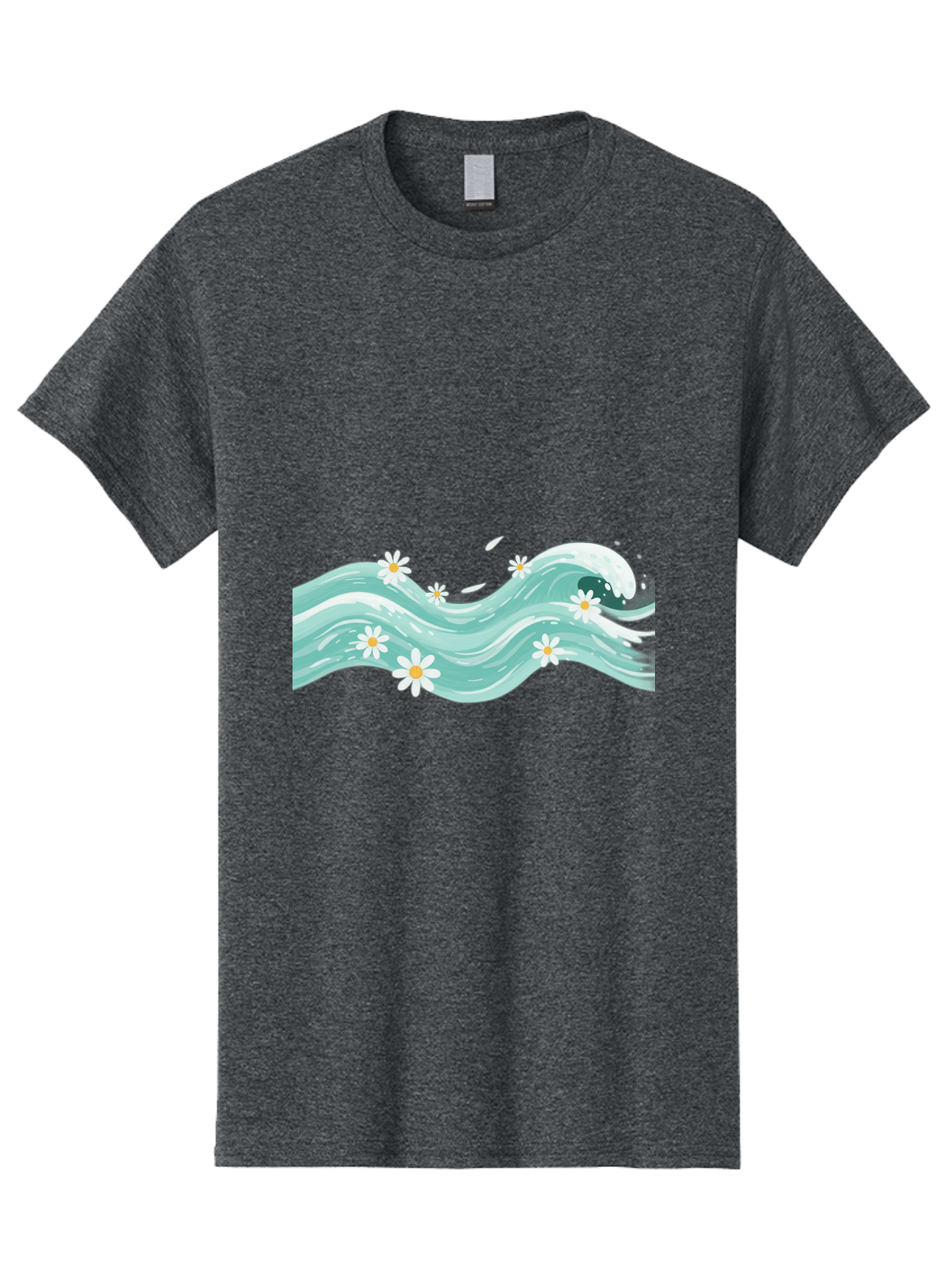 Waves-With-Daisies Men'S Graphic Tee, 100% Cotton, Comfortable Casual Summer Wear, Machine Washable, Vintage Camera, Old Camera, Antique Camera, Black Camera, Classic Photography, Photography Equipment, Nostalgic Device, Film Camera, Baj298