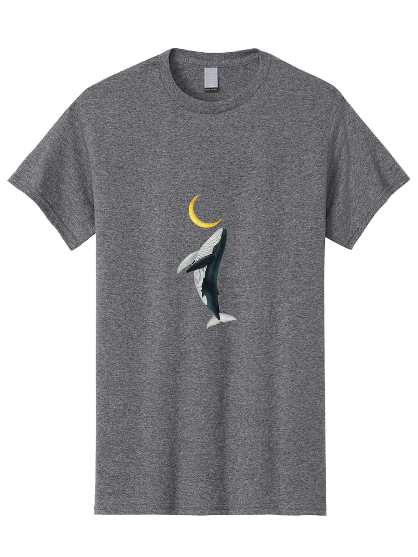 Whale-And-Crescent-Moon Men'S Graphic Tee, 100% Cotton, Comfortable Casual Summer Wear, Machine Washable, Vintage Camera, Old Camera, Antique Camera, Black Camera, Classic Photography, Photography Equipment, Nostalgic Device, Film Camera, Baj300