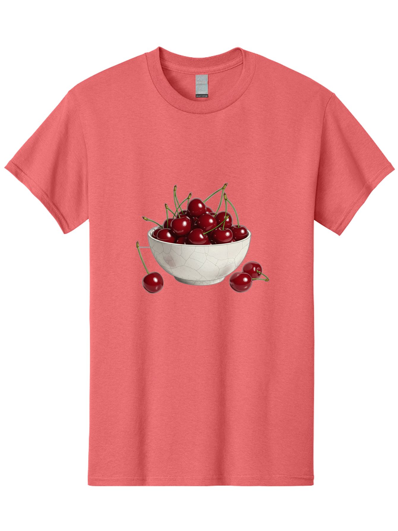 White-Bowl-With-Cherries Men'S Graphic Tee, 100% Cotton, Comfortable Casual Summer Wear, Machine Washable, Vintage Camera, Old Camera, Antique Camera, Black Camera, Classic Photography, Photography Equipment, Nostalgic Device, Film Camera, Baj309