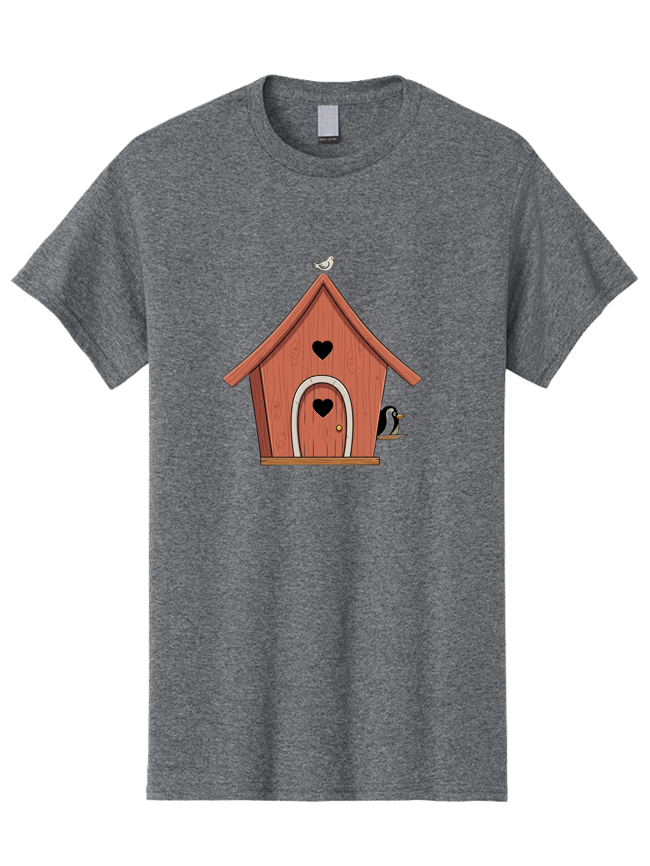 Birdhouse-With-Heart-Shaped-Windows Men'S Graphic Tee, 100% Cotton, Comfortable Casual Summer Wear, Machine Washable, Vintage Camera, Old Camera, Antique Camera, Black Camera, Classic Photography, Photography Equipment, Nostalgic Device, Baj328