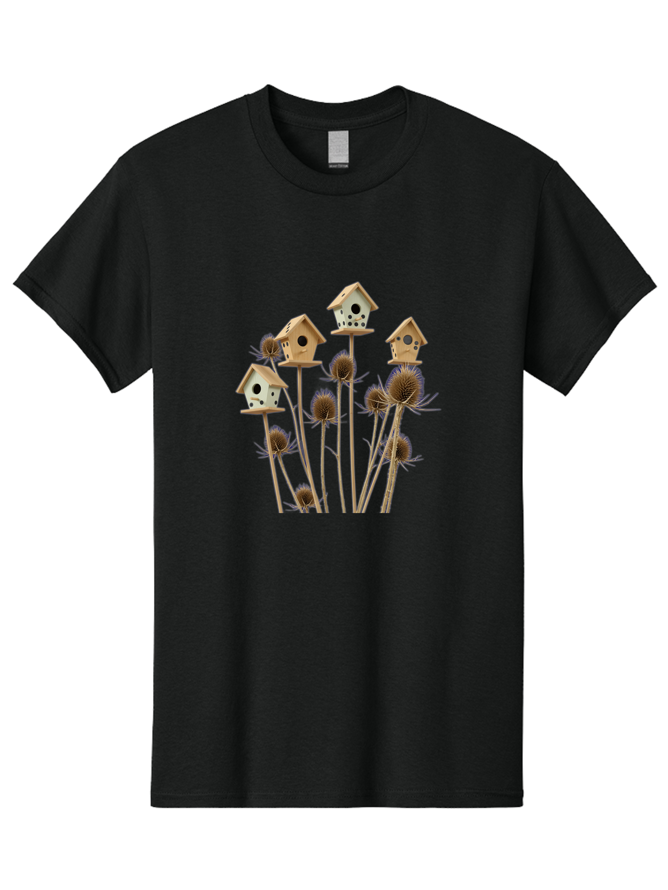 Birdhouses-On-Thistles Men'S Graphic Tee, 100% Cotton, Comfortable Casual Summer Wear, Machine Washable, Vintage Camera, Old Camera, Antique Camera, Black Camera, Classic Photography, Photography Equipment, Nostalgic Device, Film Camera, Baj330